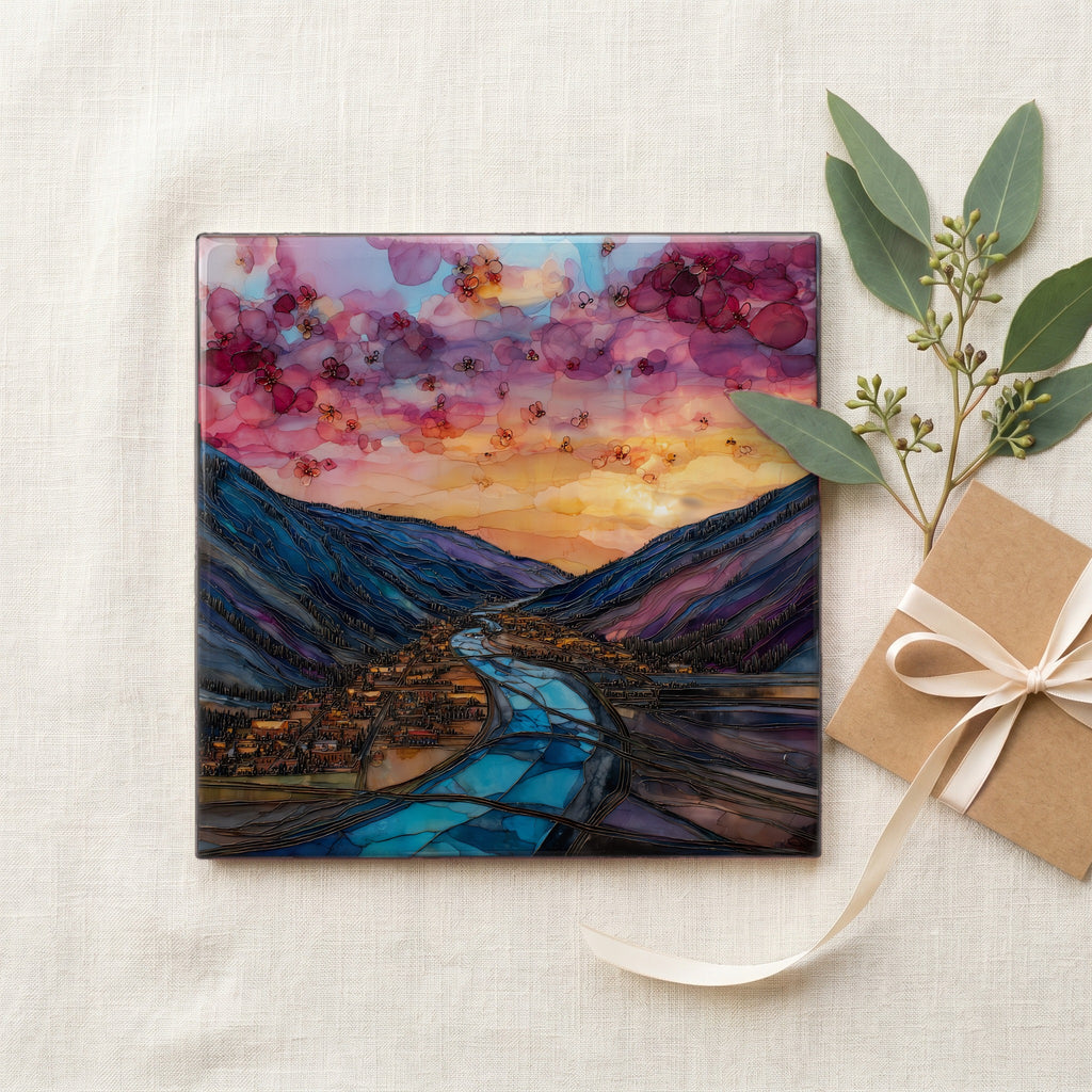 Steamboat Springs at sunset Yampa Valley — gifting