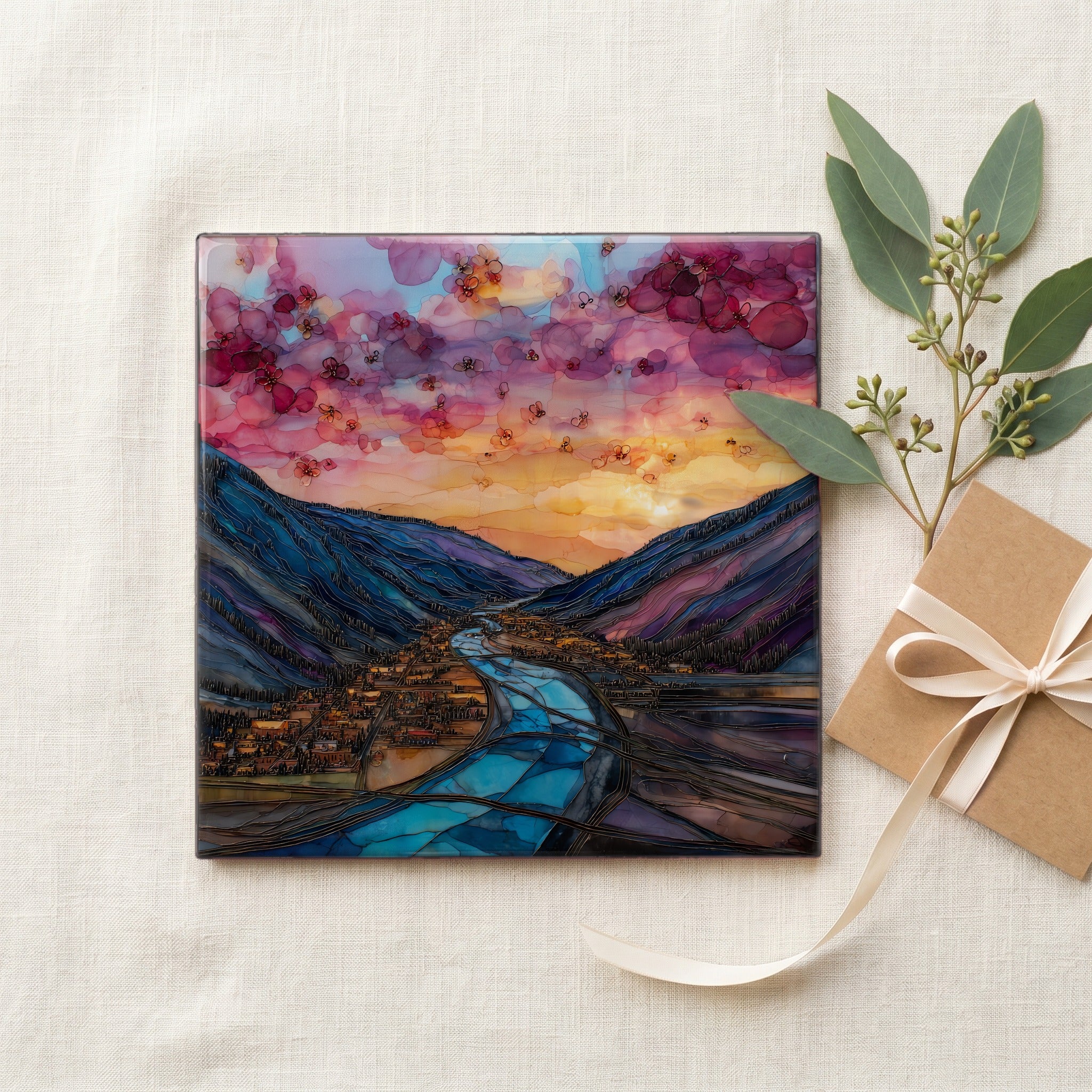 Steamboat Springs at sunset Yampa Valley — gifting