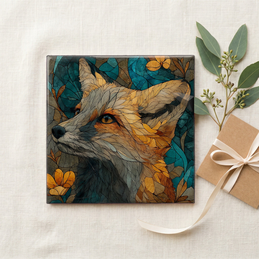 a gray fox in — gifting