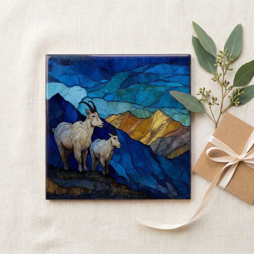 Mountain goats on Bierstadt Front Range — gifting