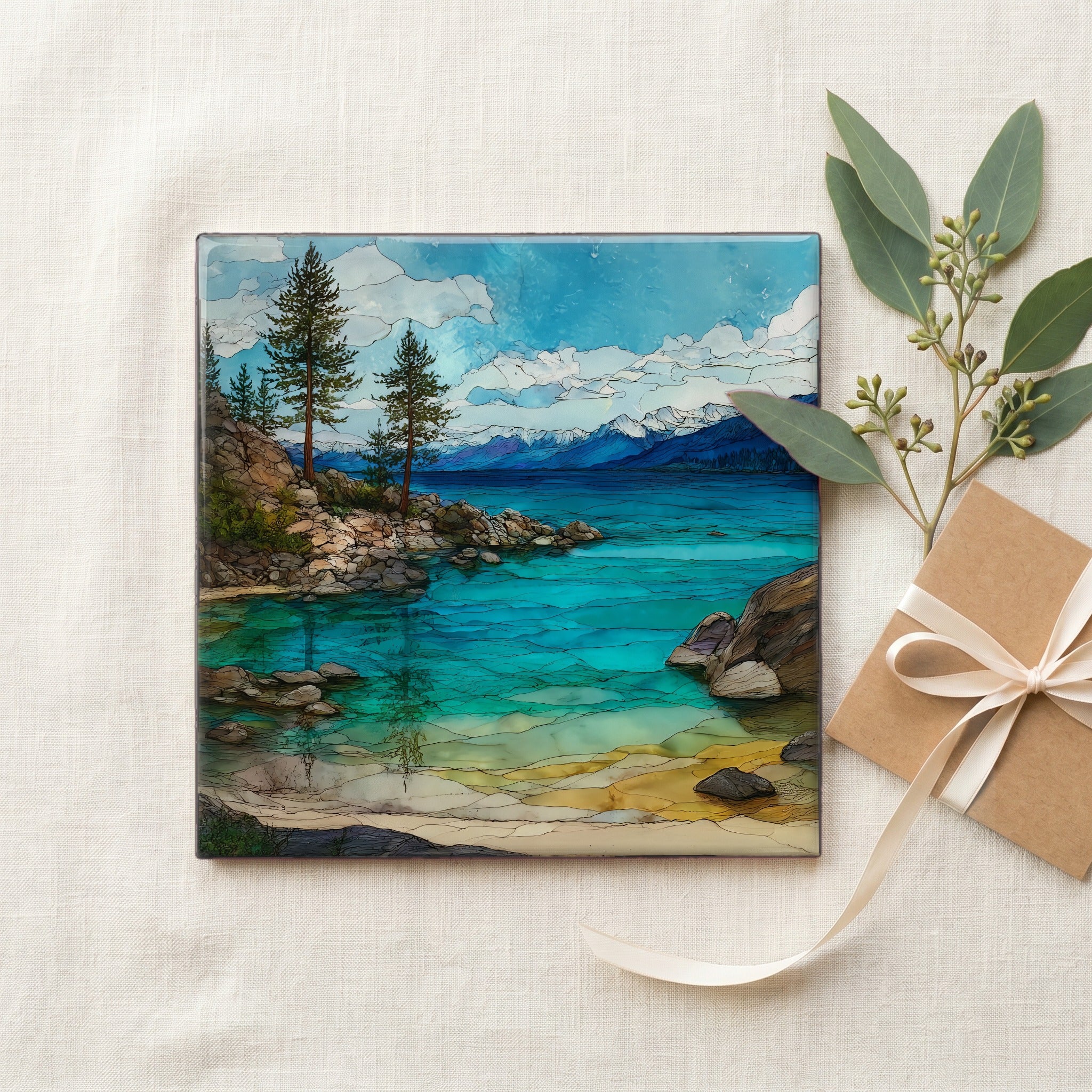 Sand Harbor turquoise cove on Lake Tahoe — gifting