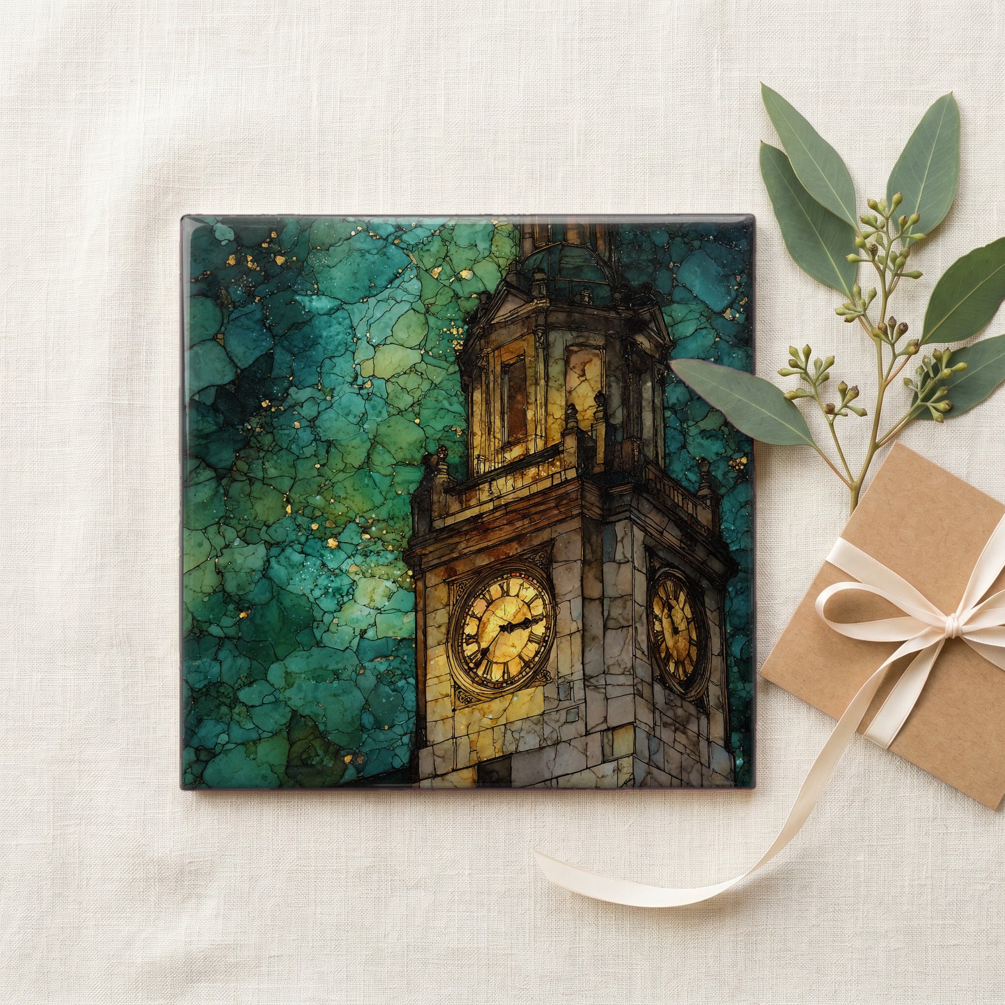 Puerta del Sol clock tower — gifting