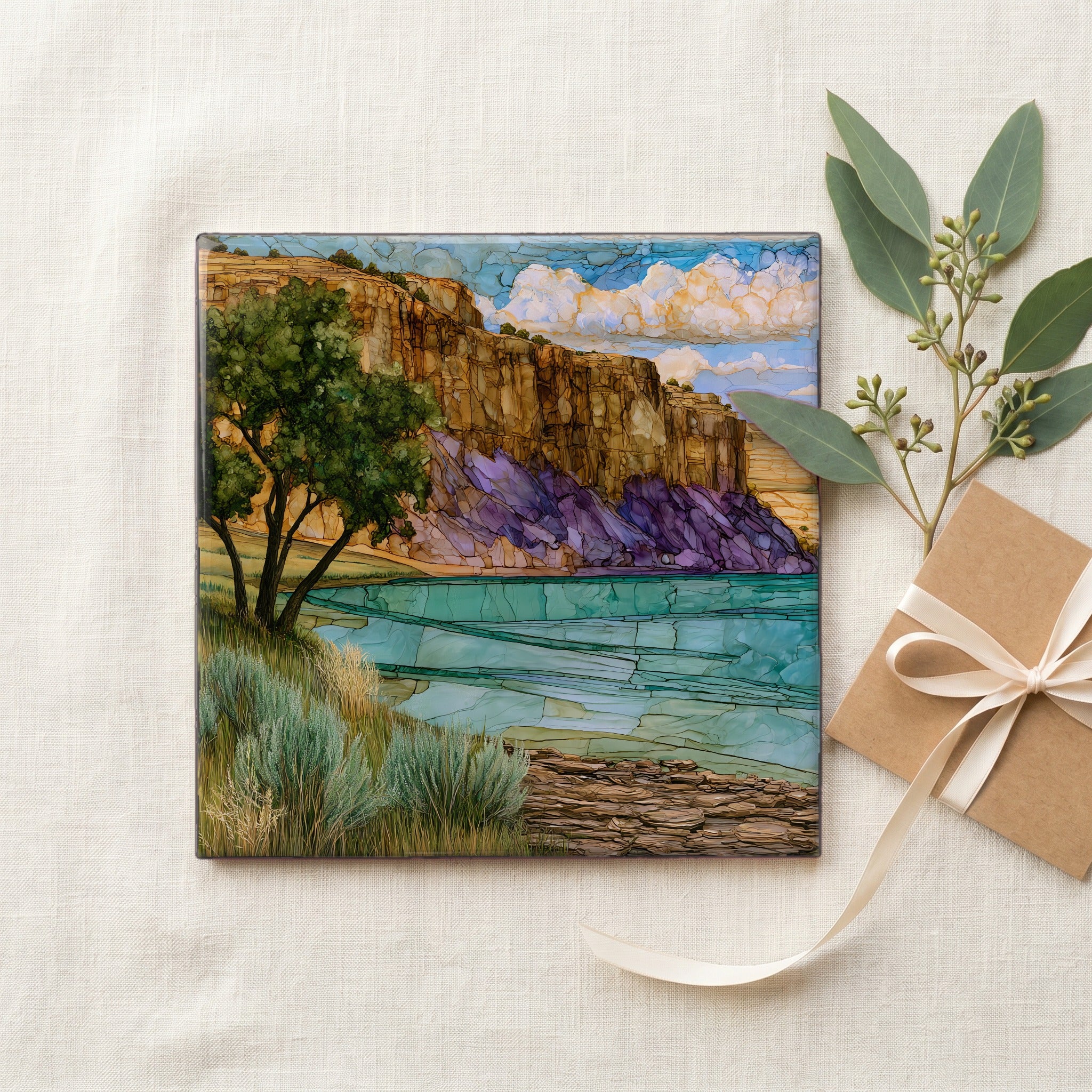 the Missouri River bluff — gifting