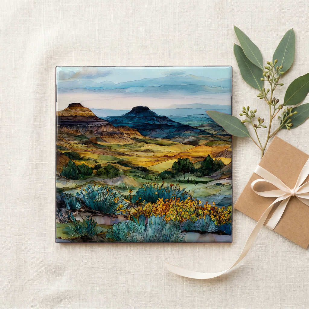 Slim Buttes overlook of — gifting