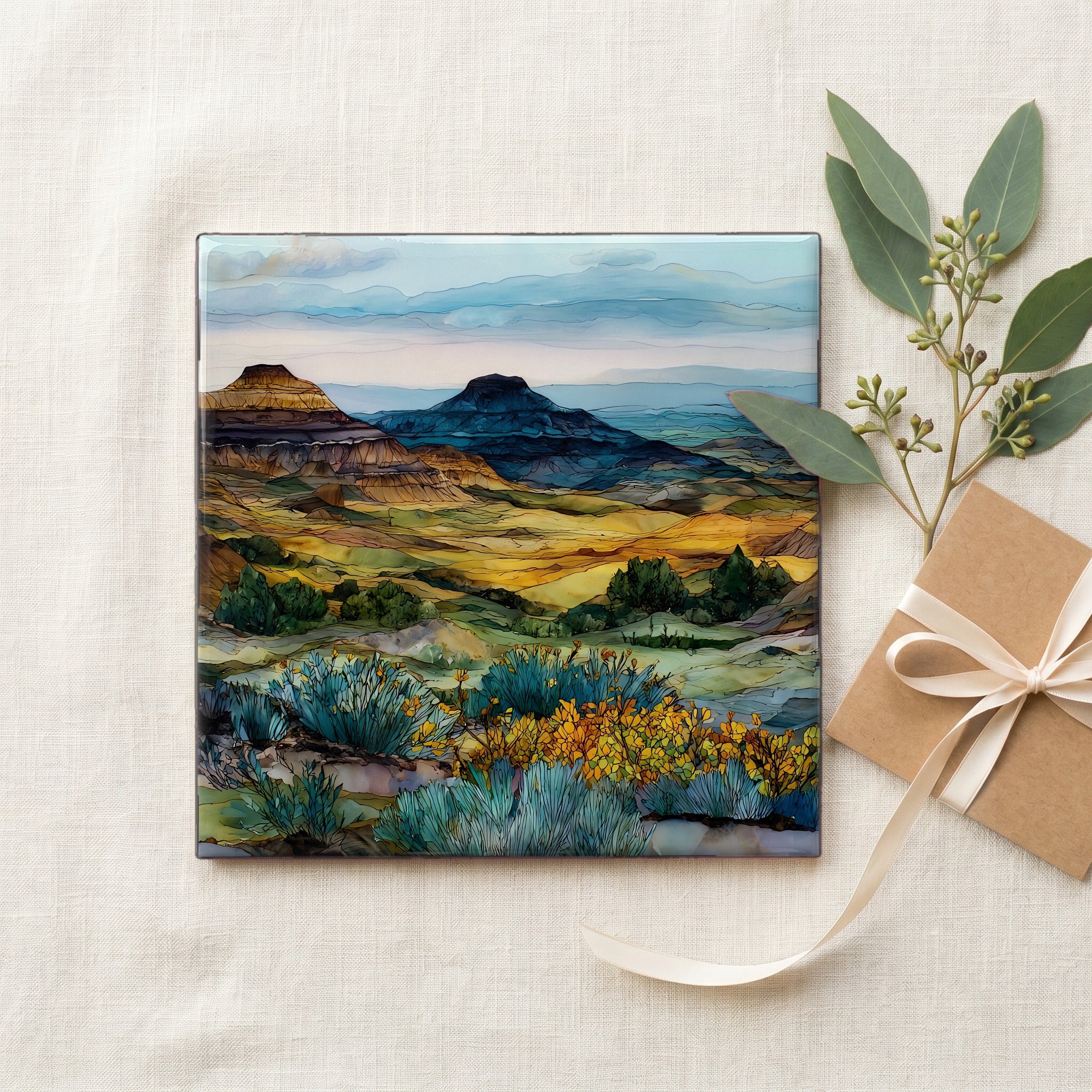 Slim Buttes overlook of — gifting
