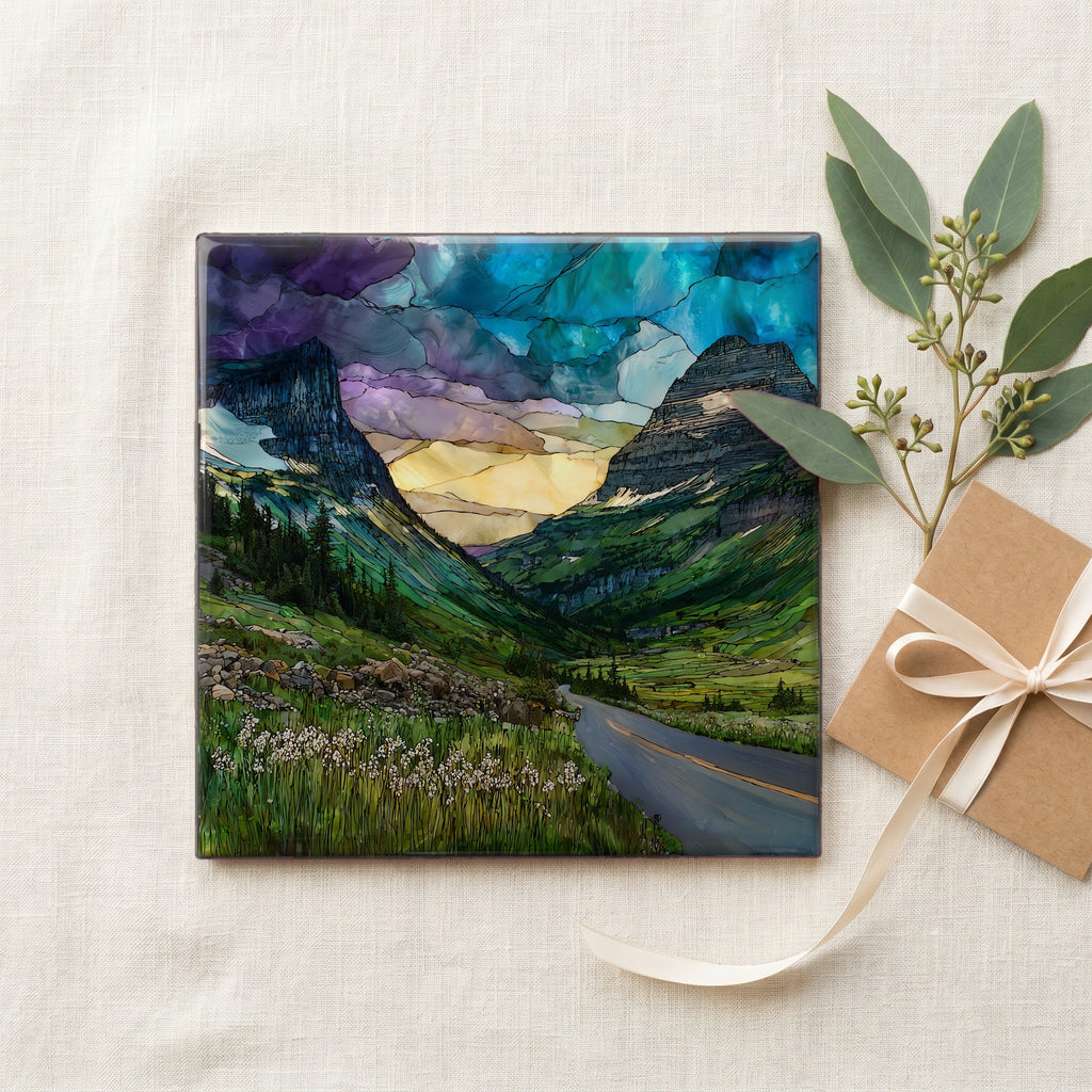 Going-to-the-Sun Road cresting — gifting