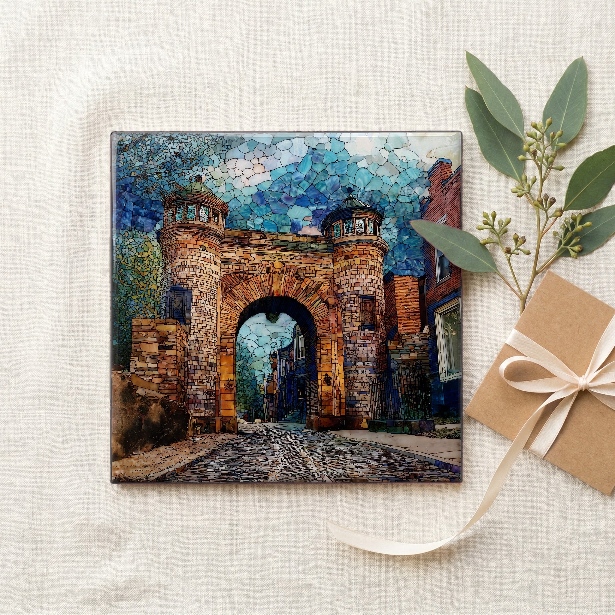 the Maryland Zoo stone arch entrance — gifting