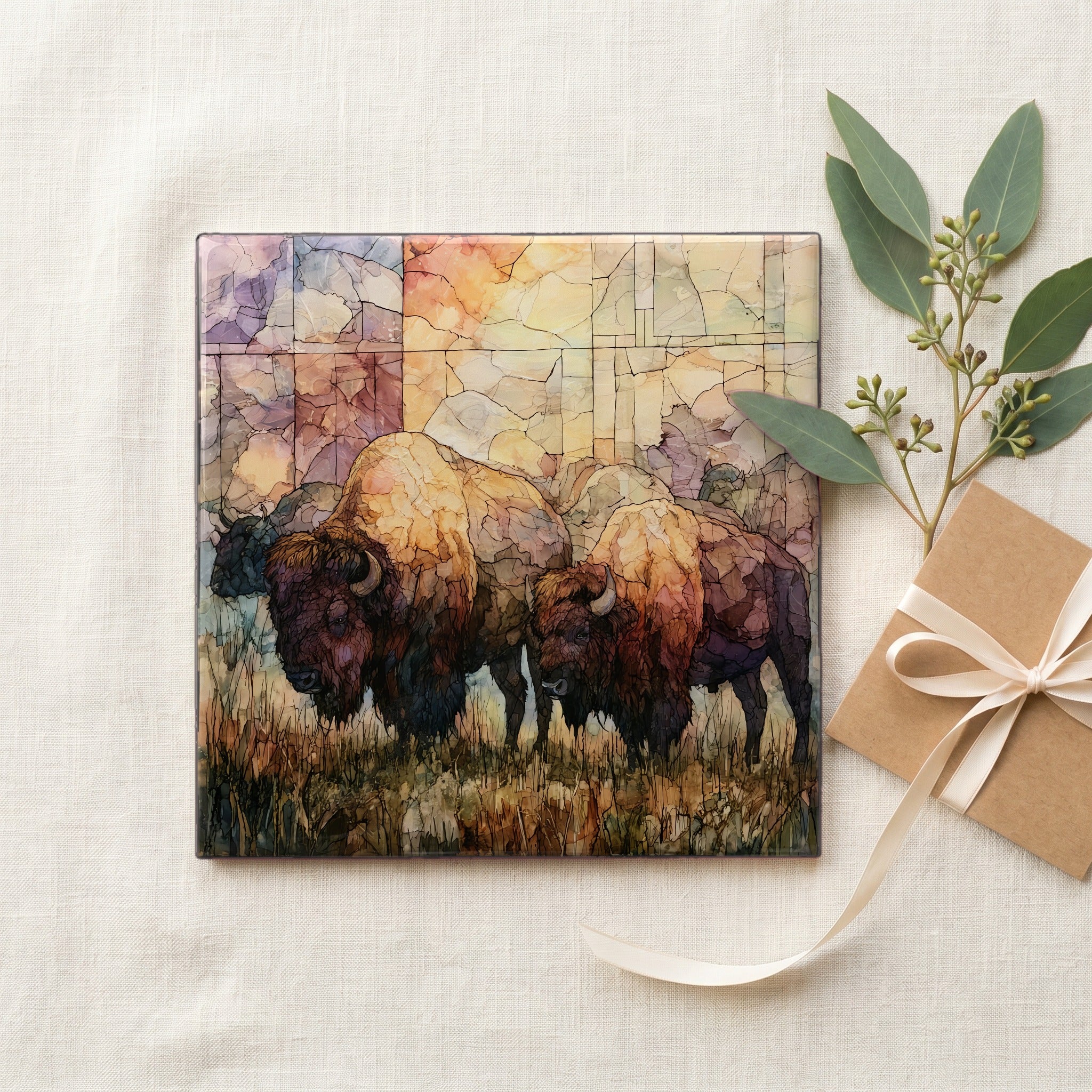 a bison herd — gifting