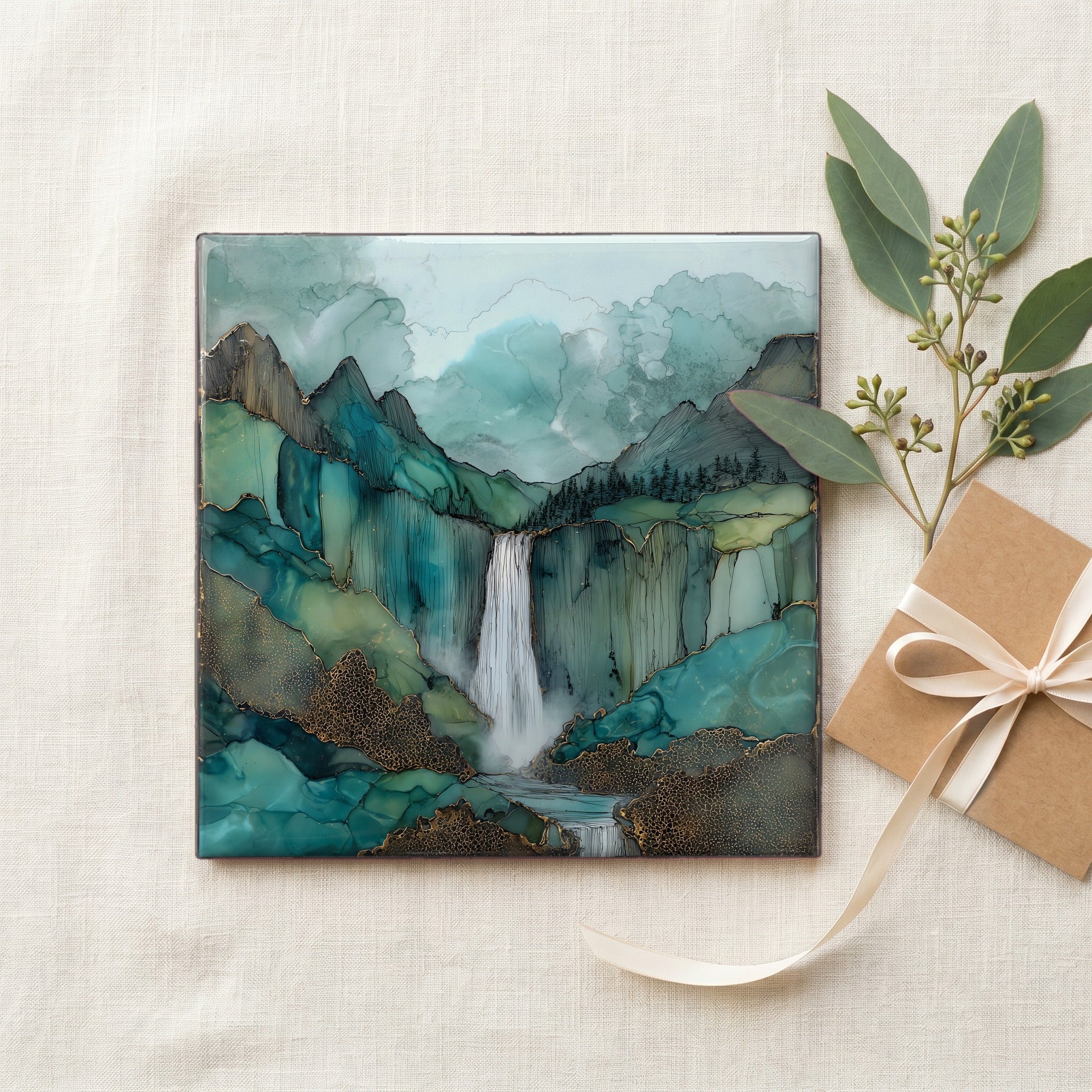 Bird Woman Falls plunging — gifting