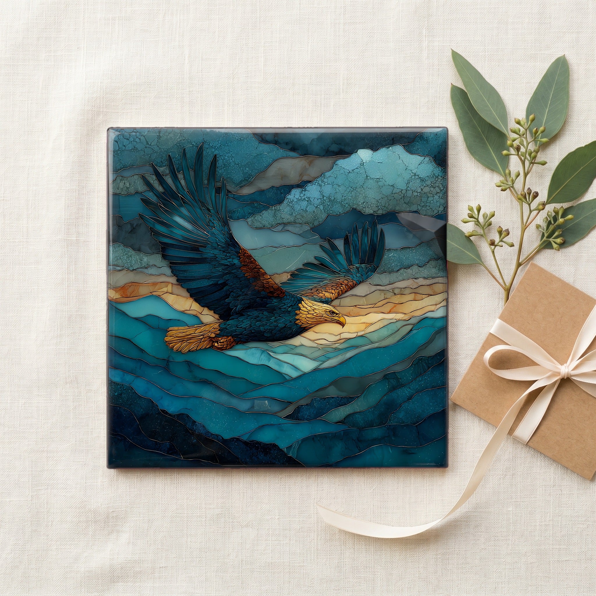 a golden eagle soaring — gifting