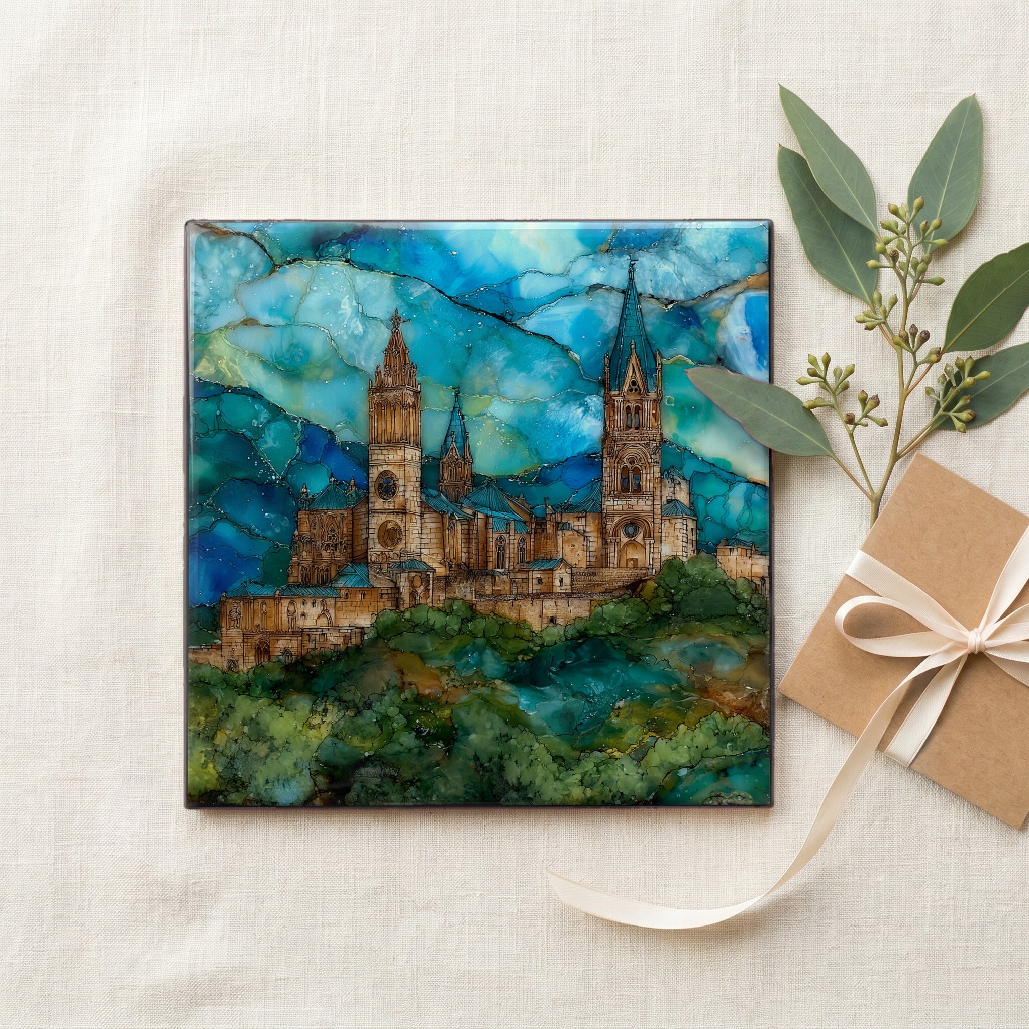 Lleida cathedral on the hill — gifting