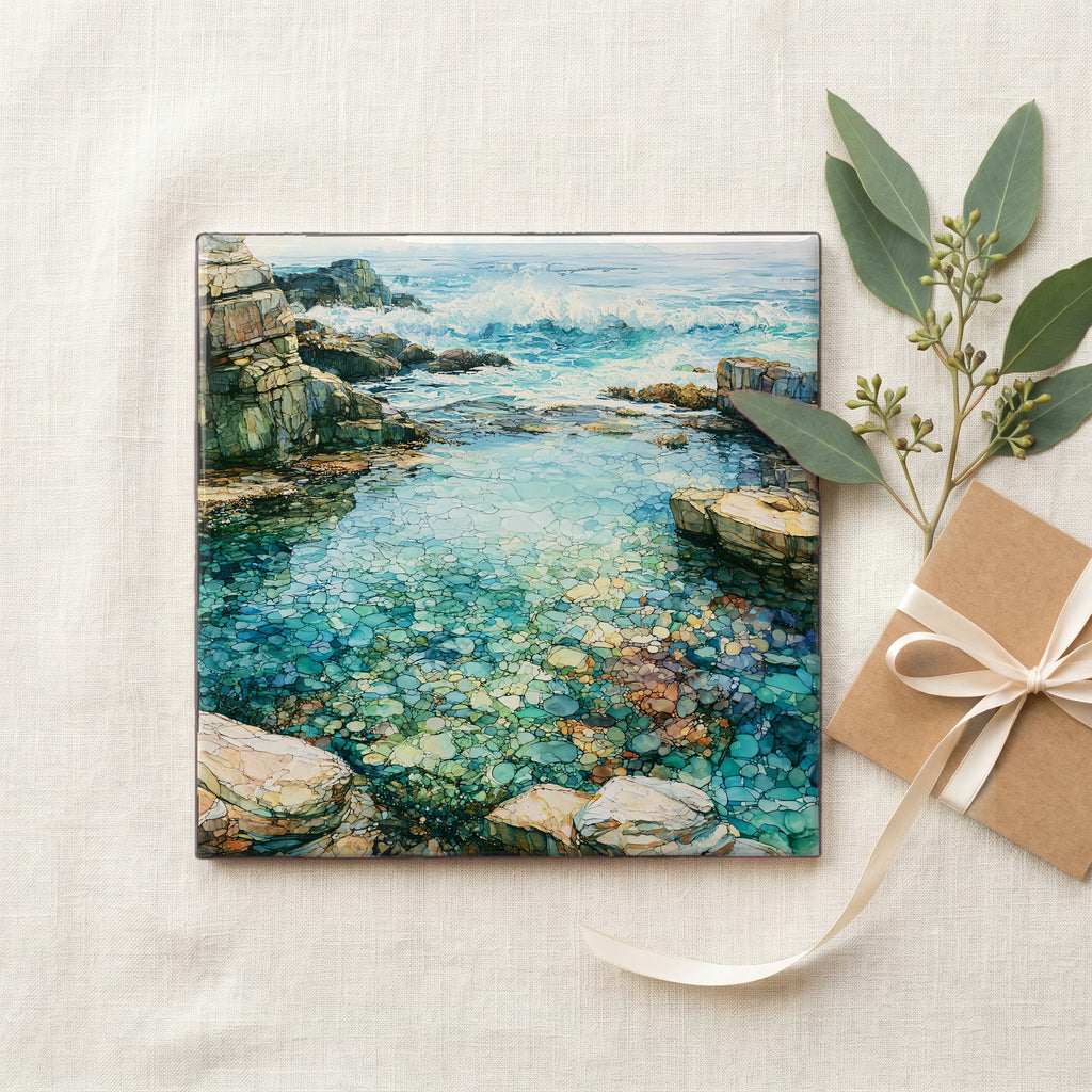 a remote natural rock pool of — gifting