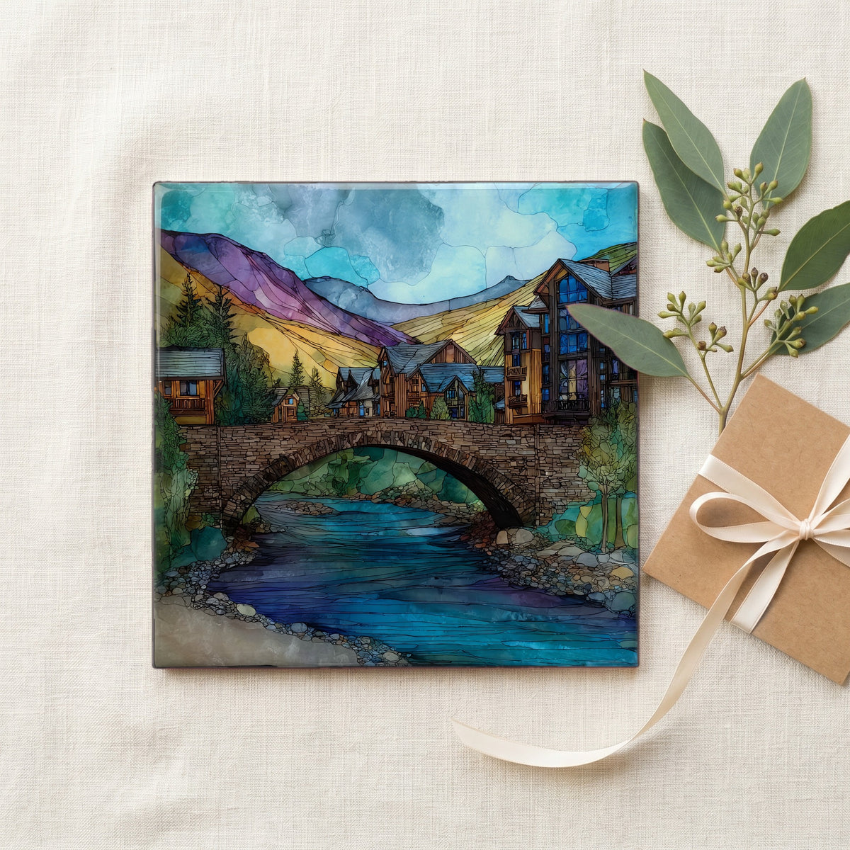 Vail Village covered bridge Eagle Valley — gifting