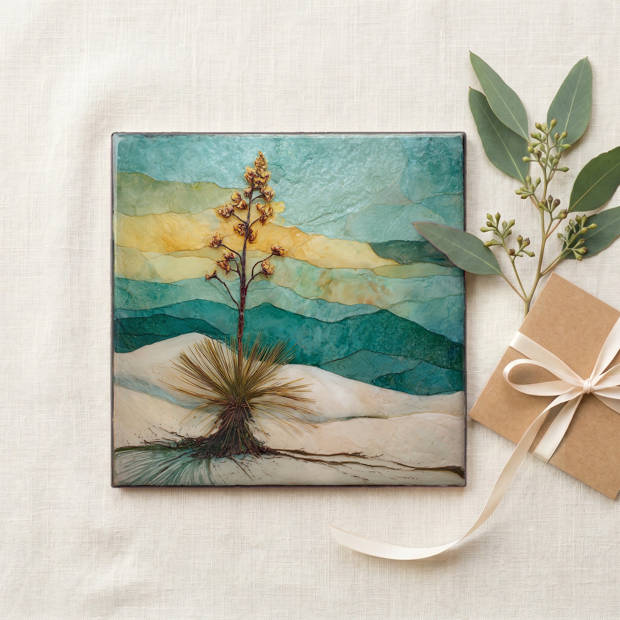 a soaptree yucca on a White — gifting