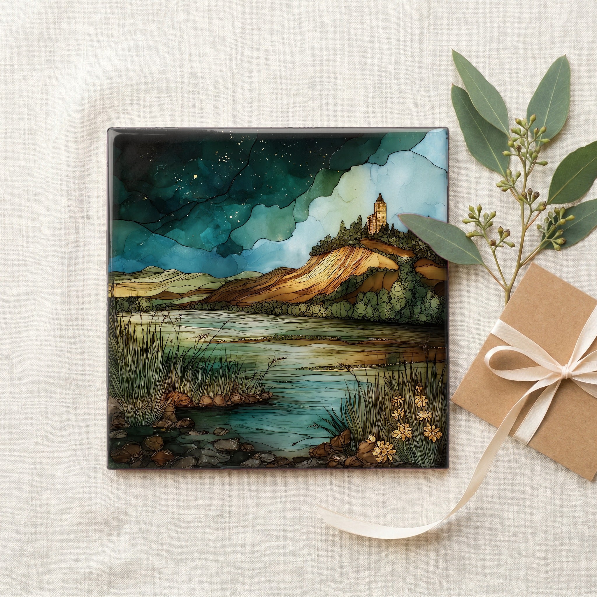 the Mississippi River bluff — gifting