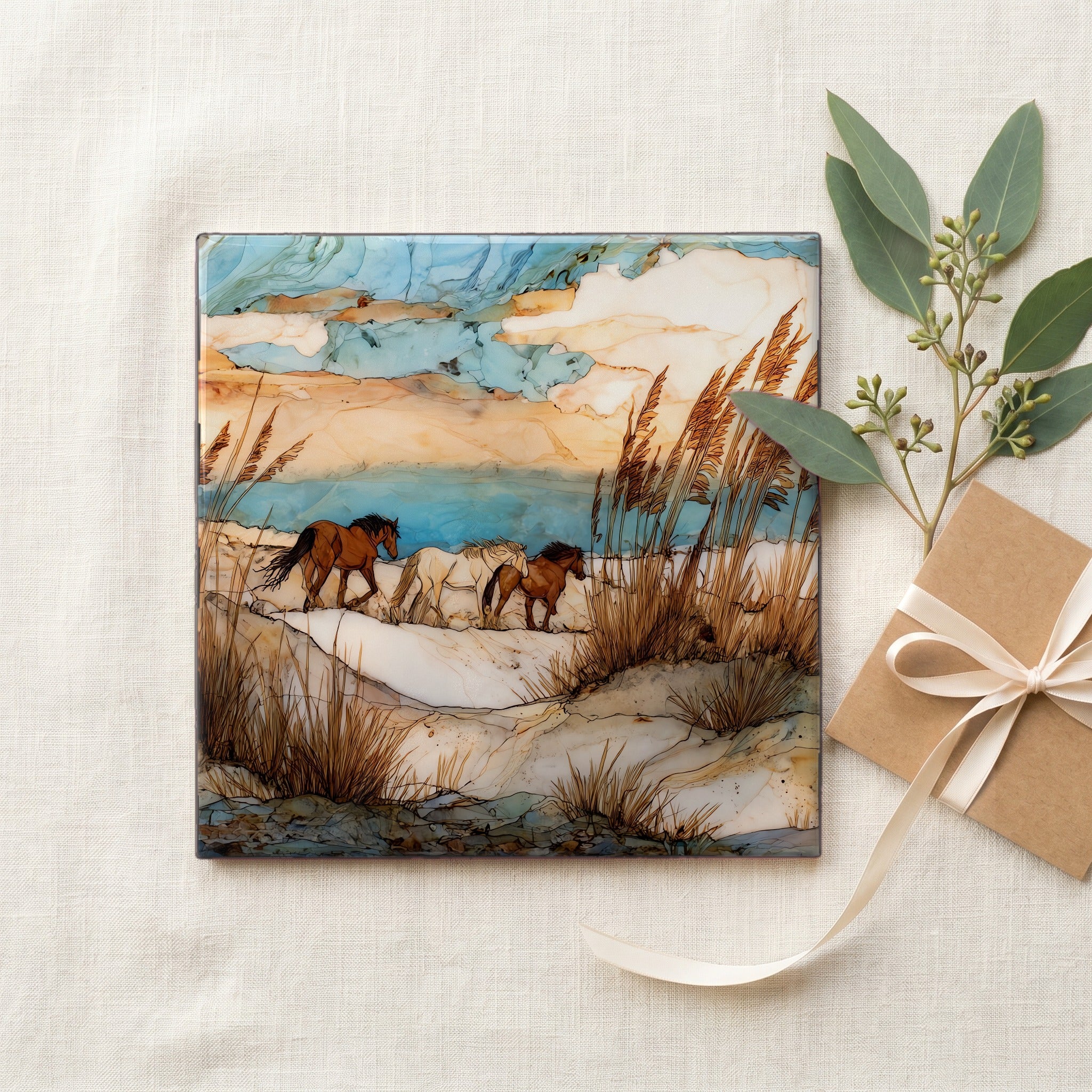 an Assateague Island campground — gifting