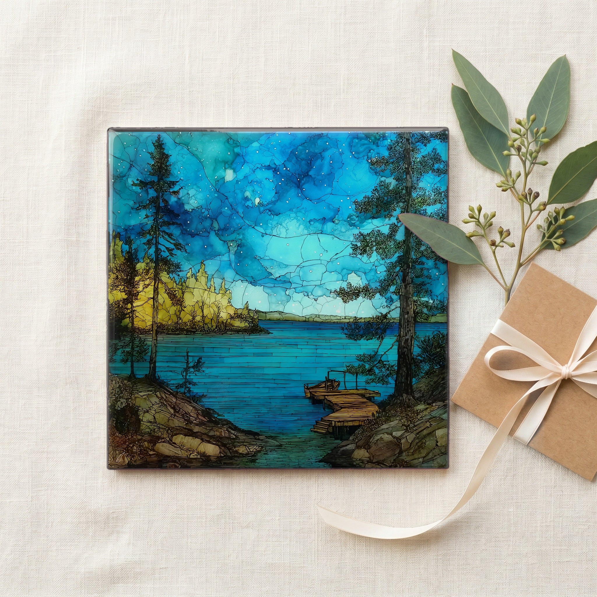 Leech Lake pine-shore — gifting