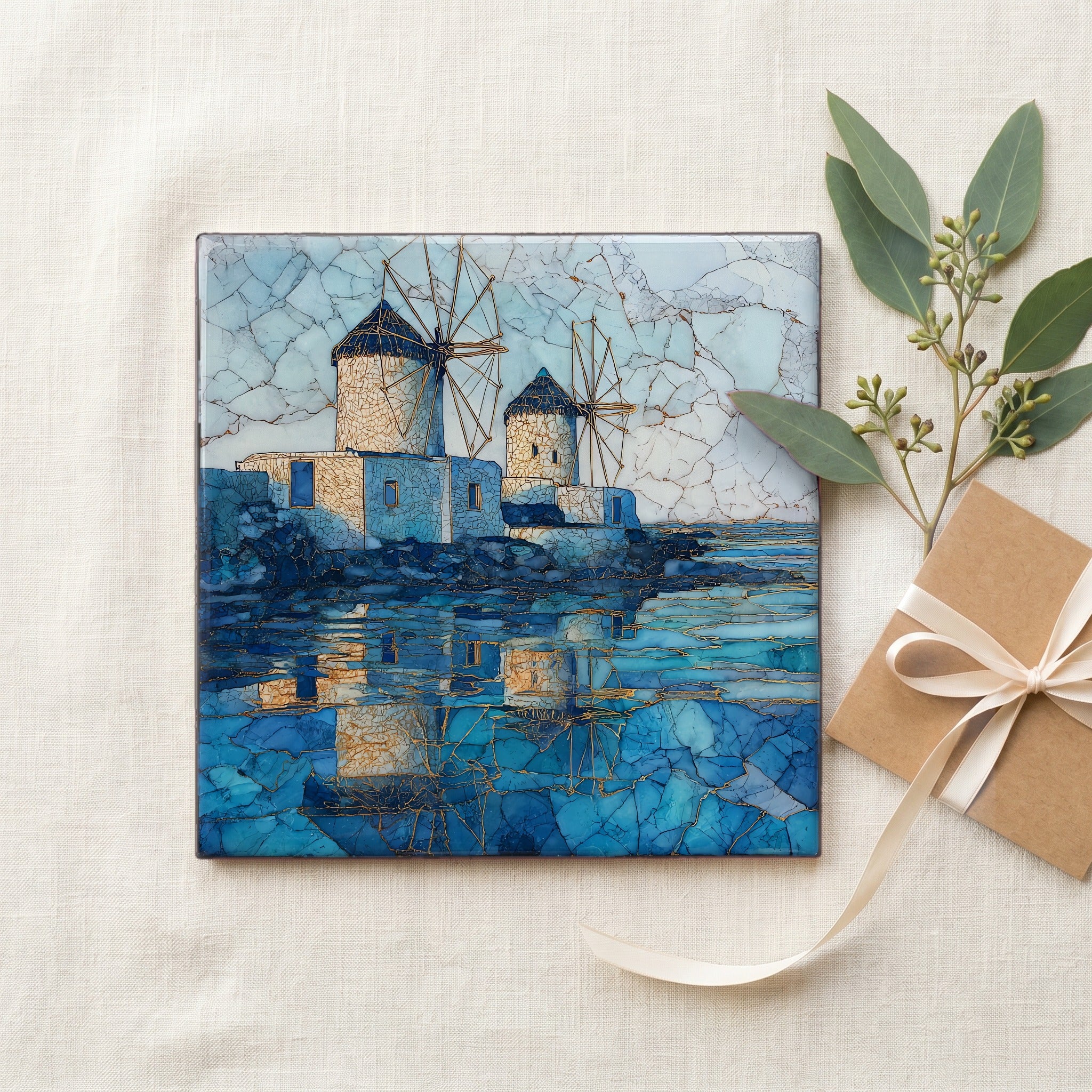 Mandraki harbor windmills — gifting