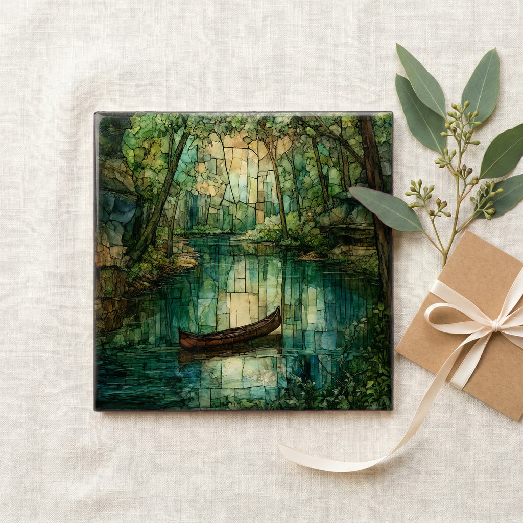 a canoe on Sugar Creek — gifting
