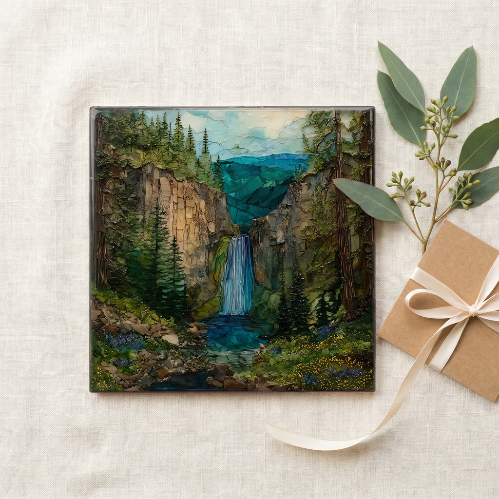 Vidae Falls cascading over — gifting