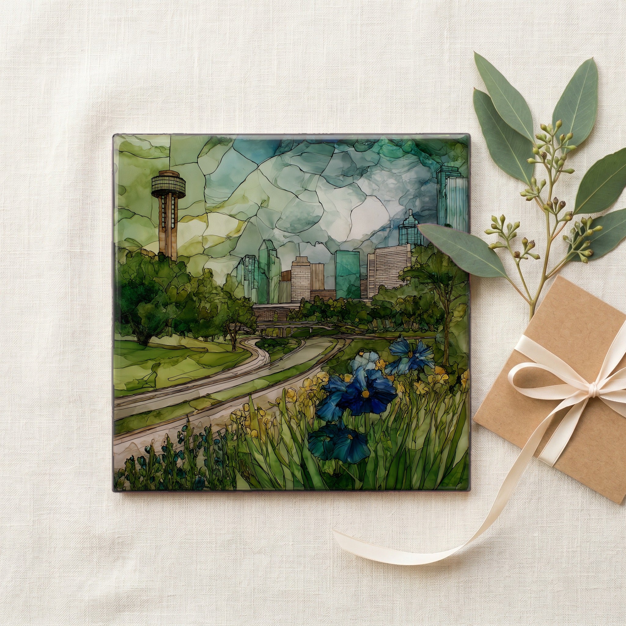 Pioneer Plaza longhorn sculptures — gifting