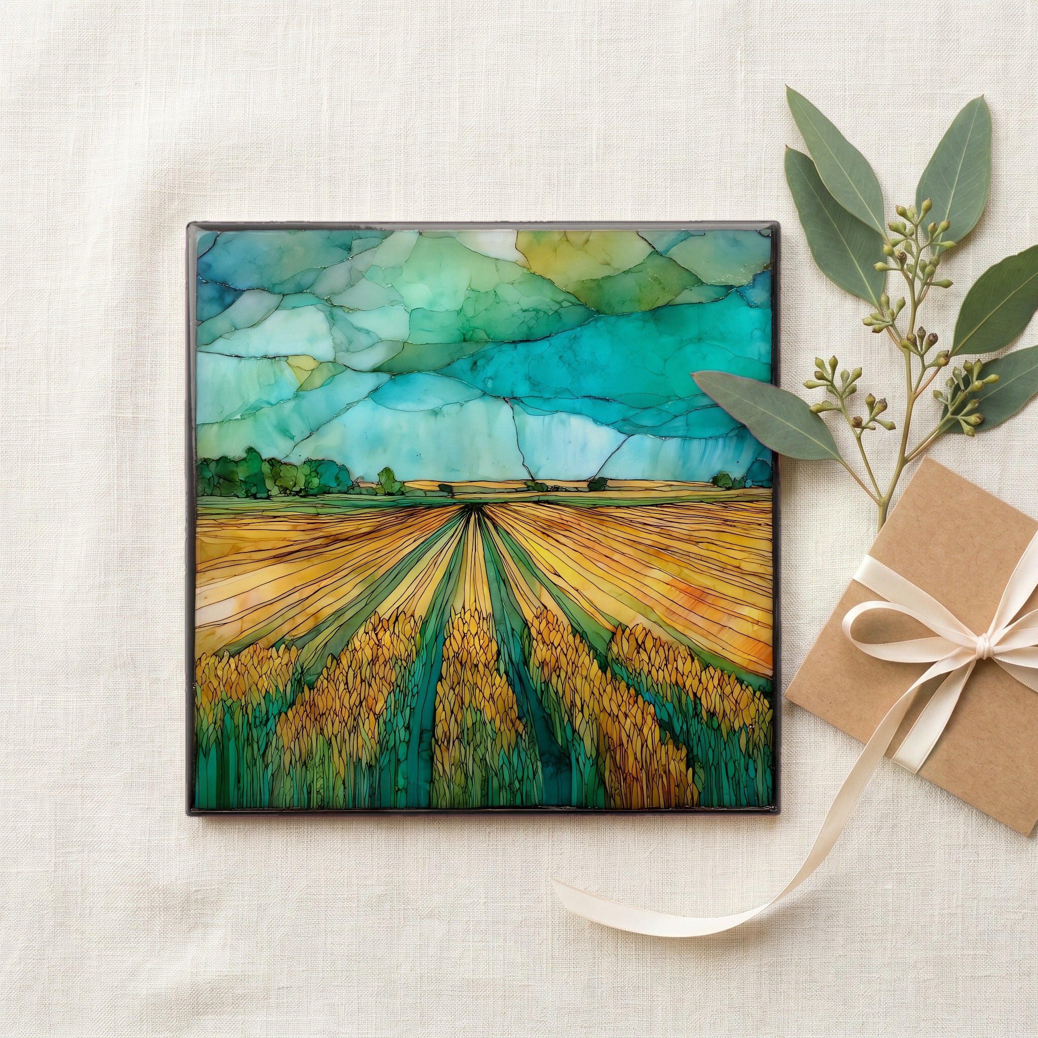 an Iowa soybean field — gifting