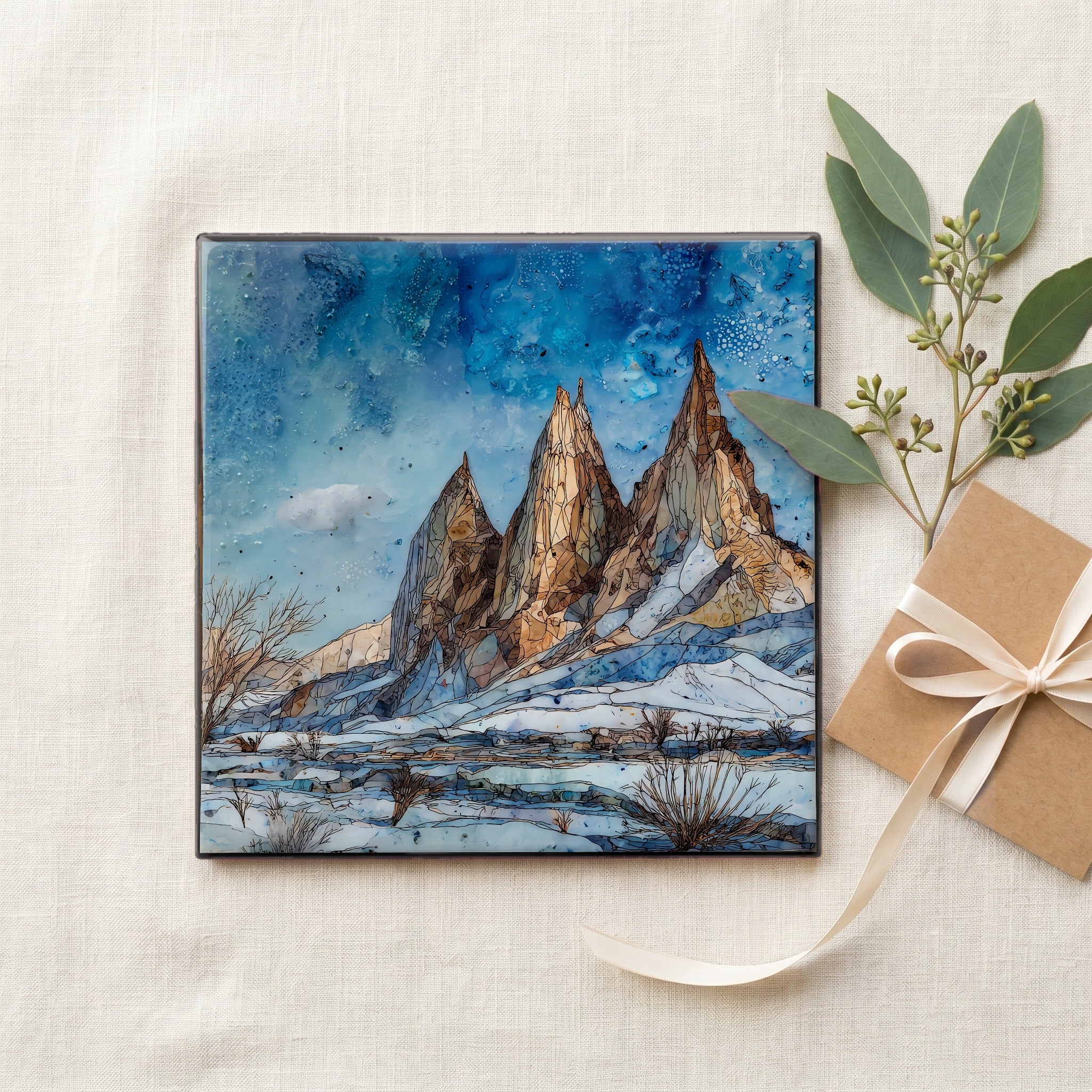 the Badlands winter snow — gifting