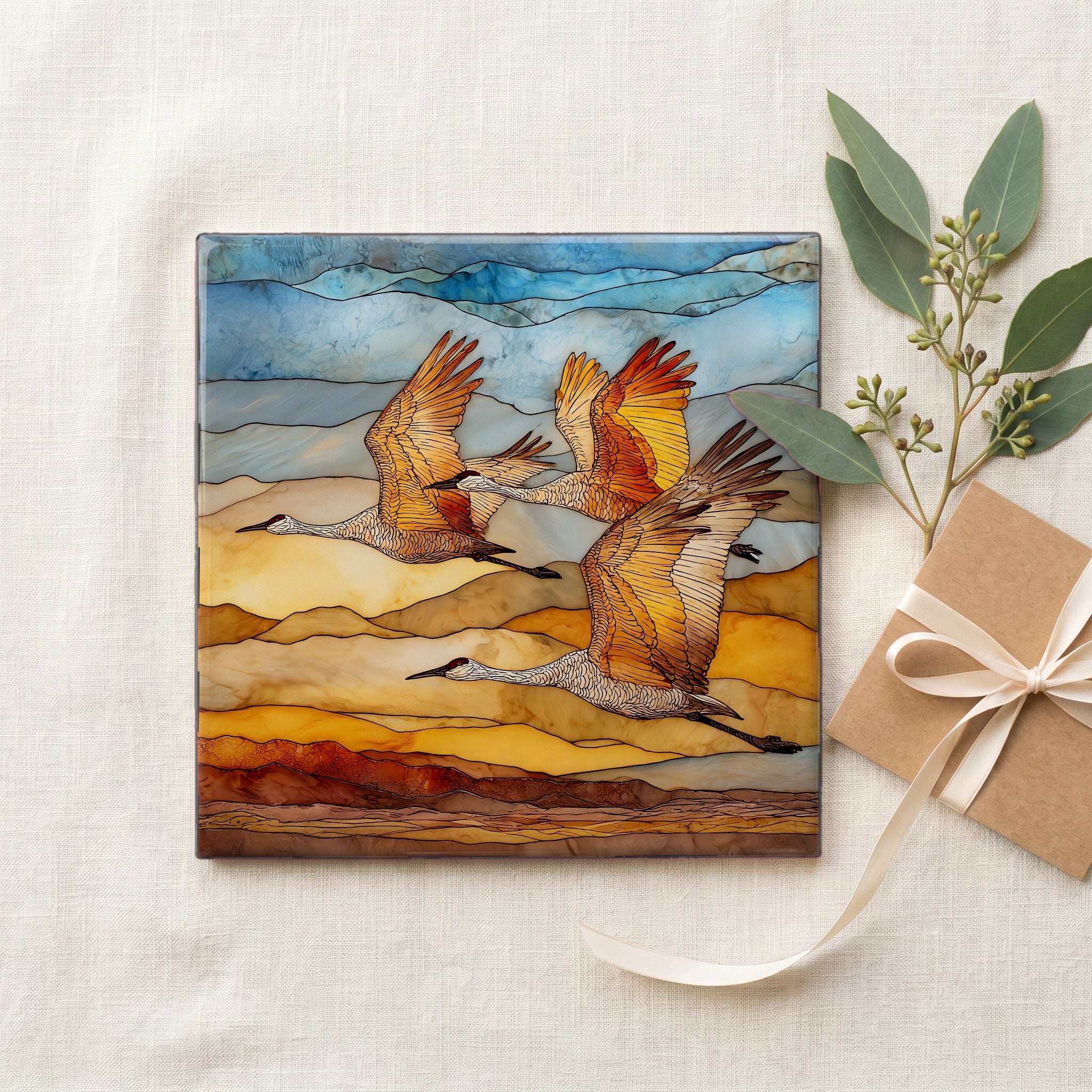 Sandhill cranes at Whitewater Draw — gifting