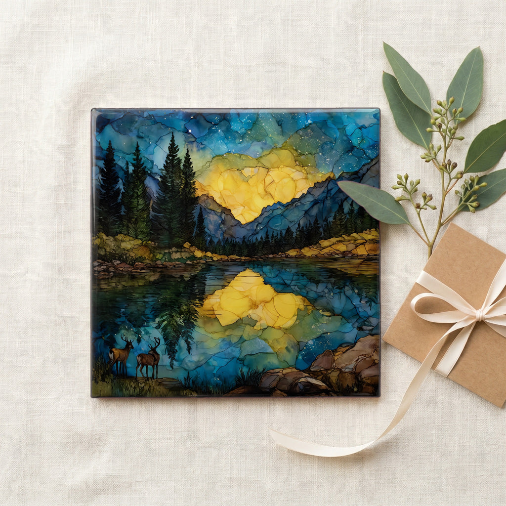 Deerfield Lake summer reflection — gifting