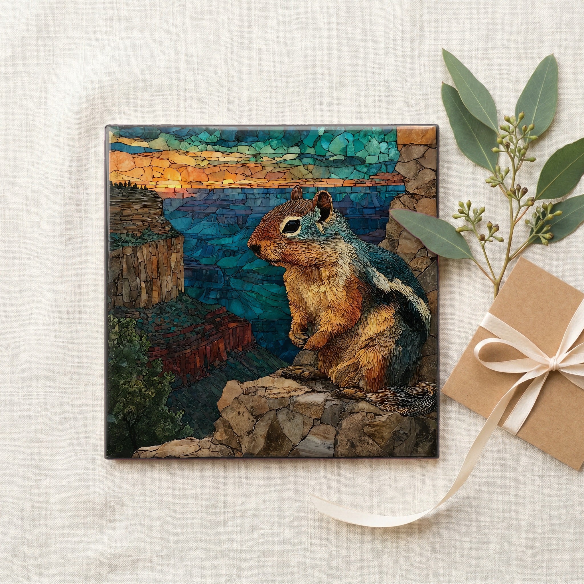 a rock squirrel on the Grand — gifting