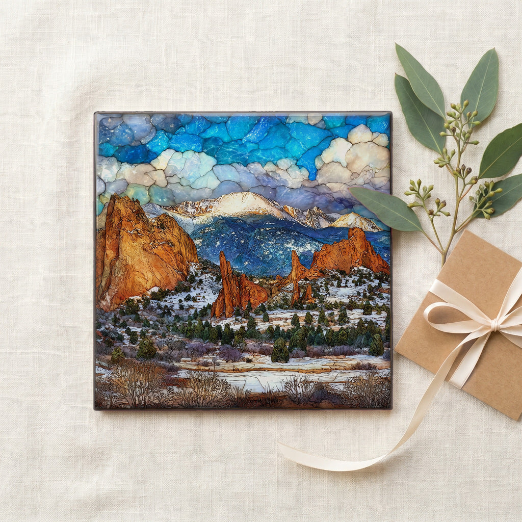 Snow on Garden of the Gods Front Range — gifting