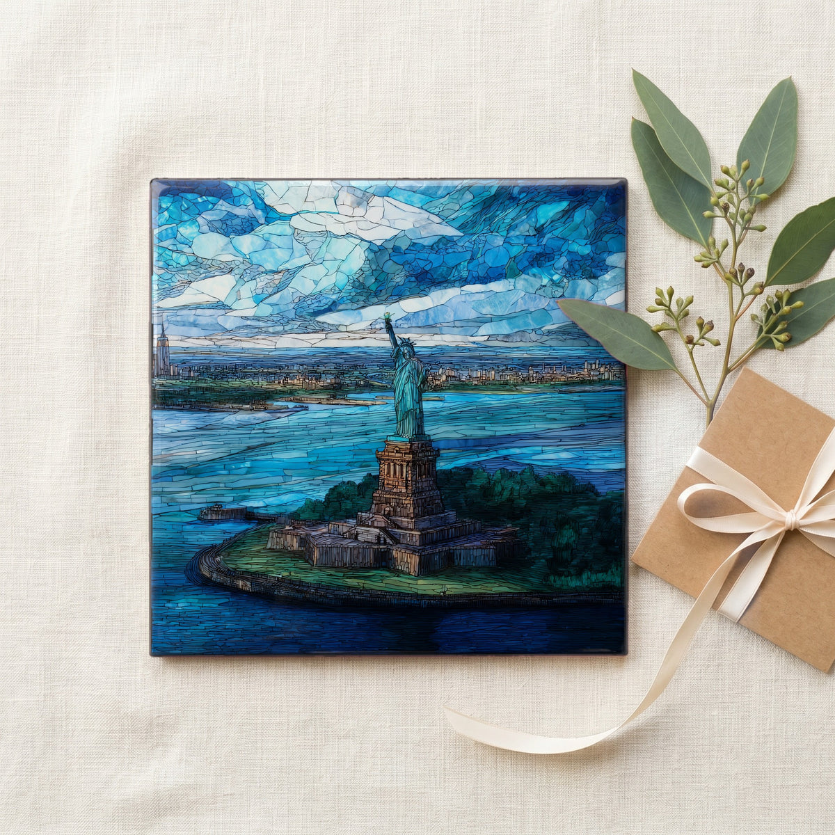 the Statue of Liberty on Liberty — gifting