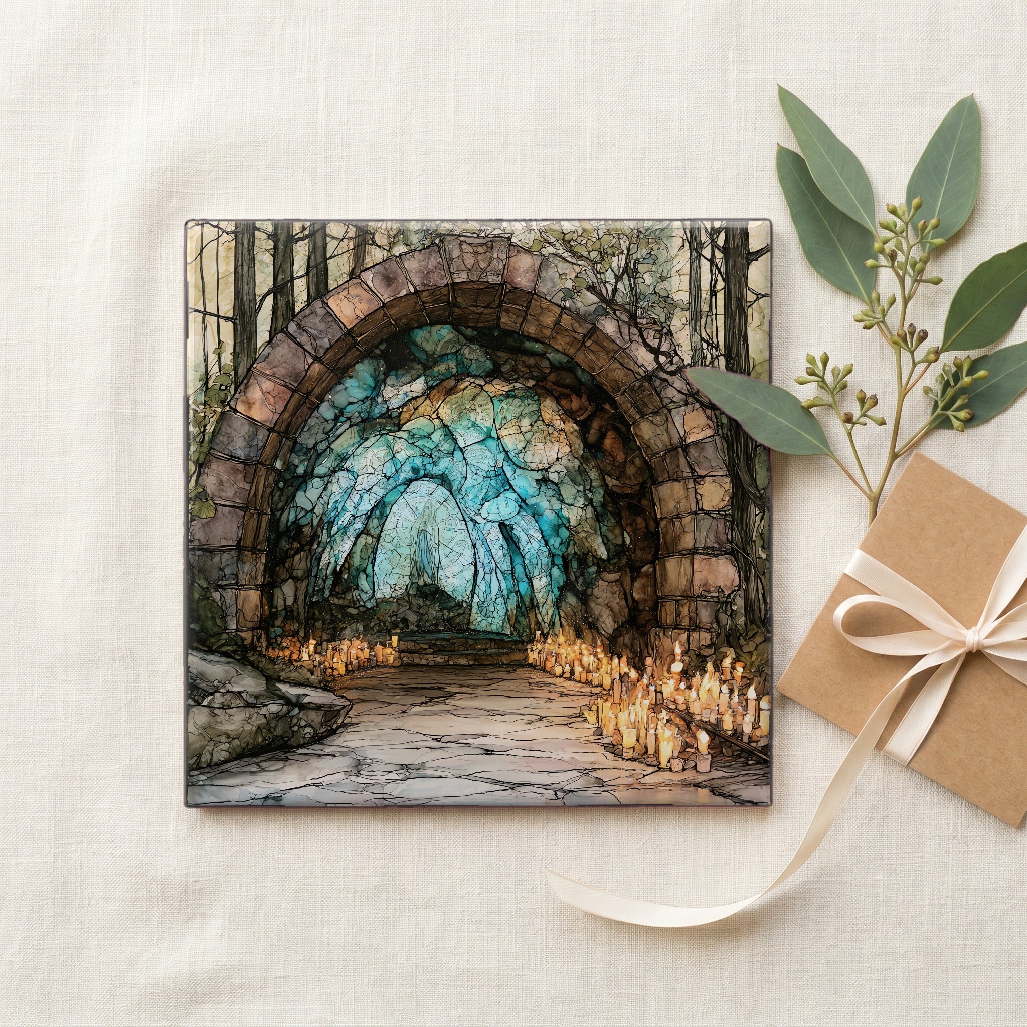 the Grotto of Our Lady — gifting