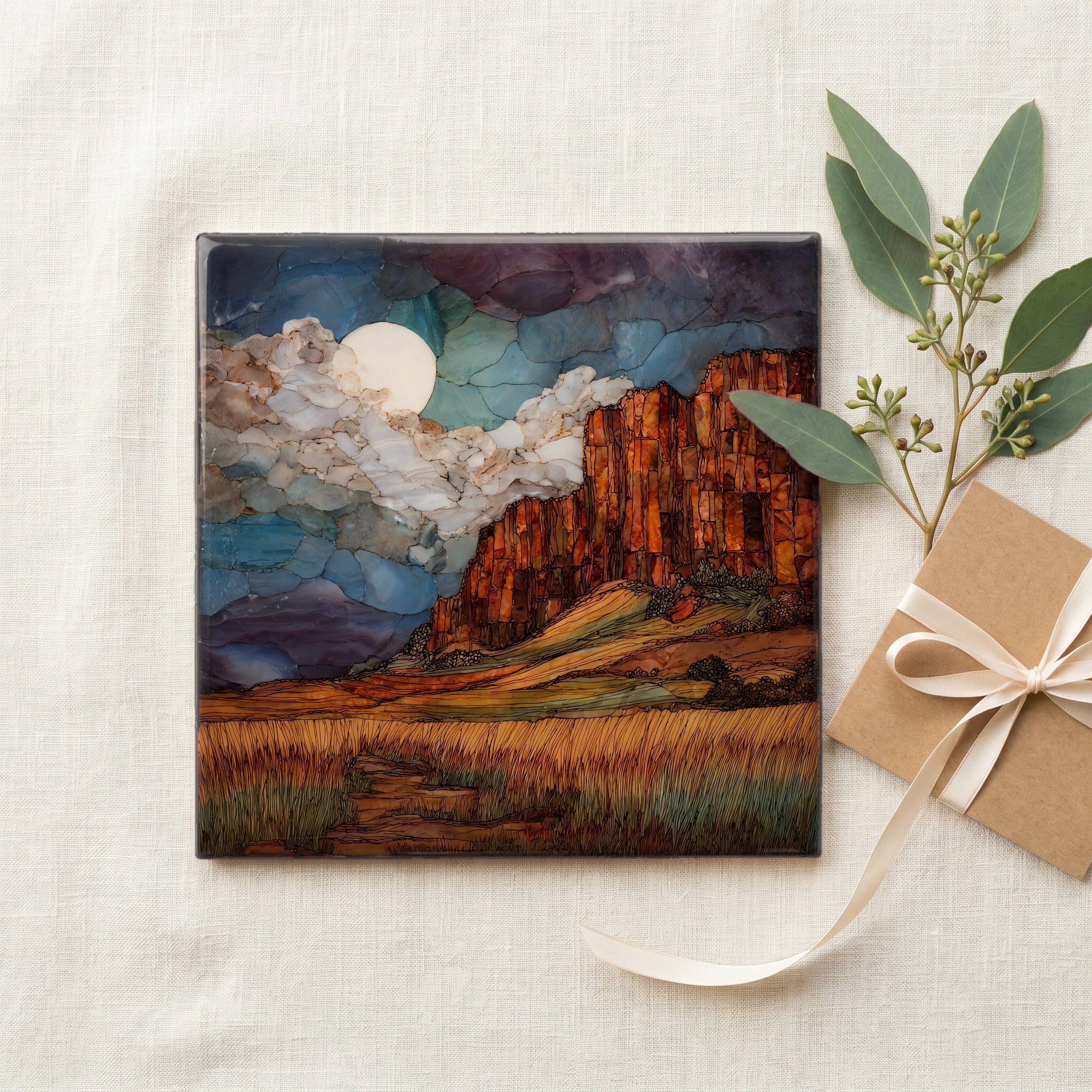 Pipestone red rock cliff — gifting