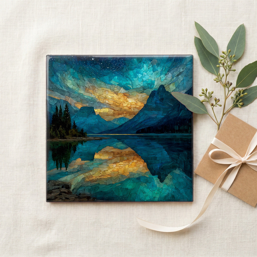 Lake McDonald reflecting the — gifting