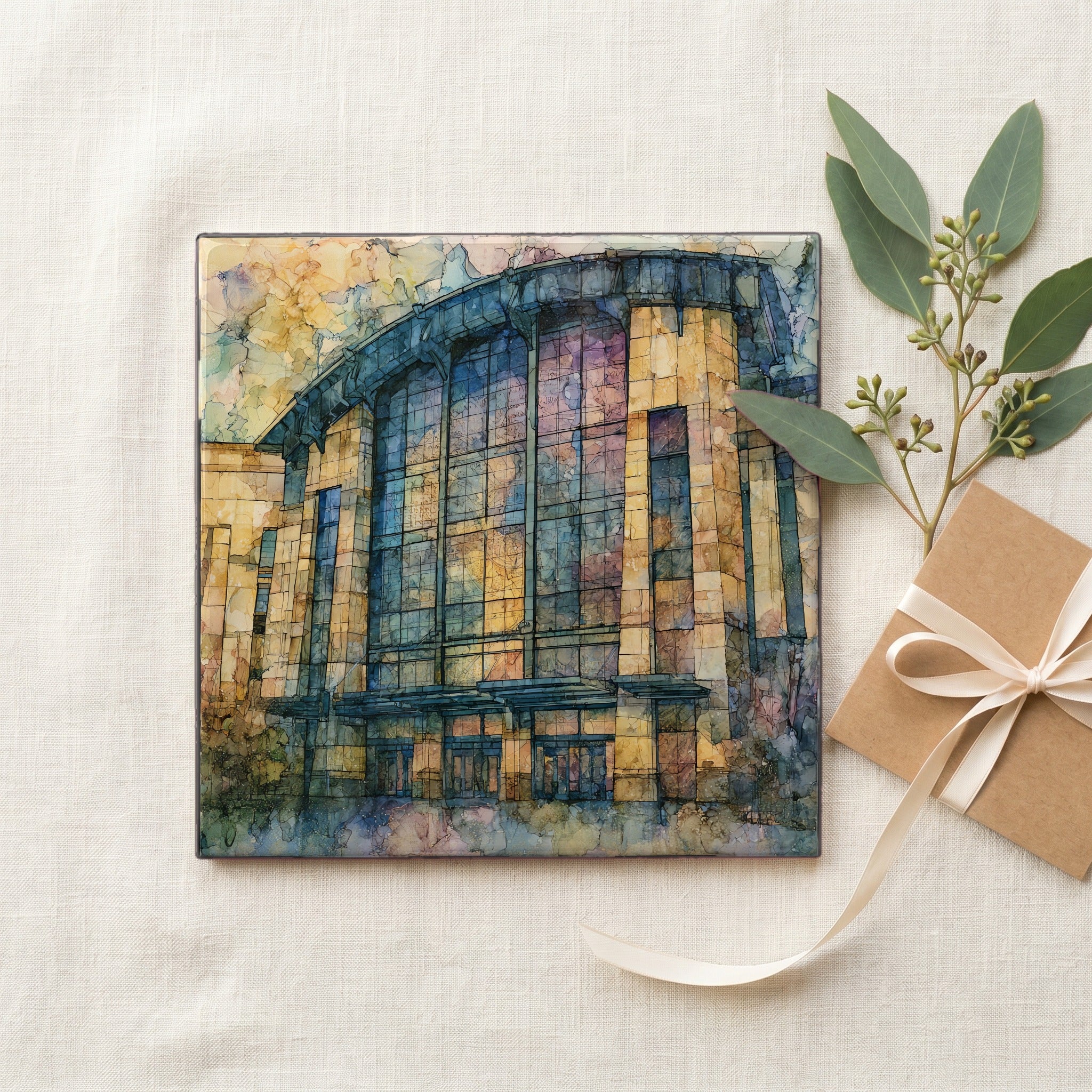 Bankers Life Fieldhouse facade — gifting