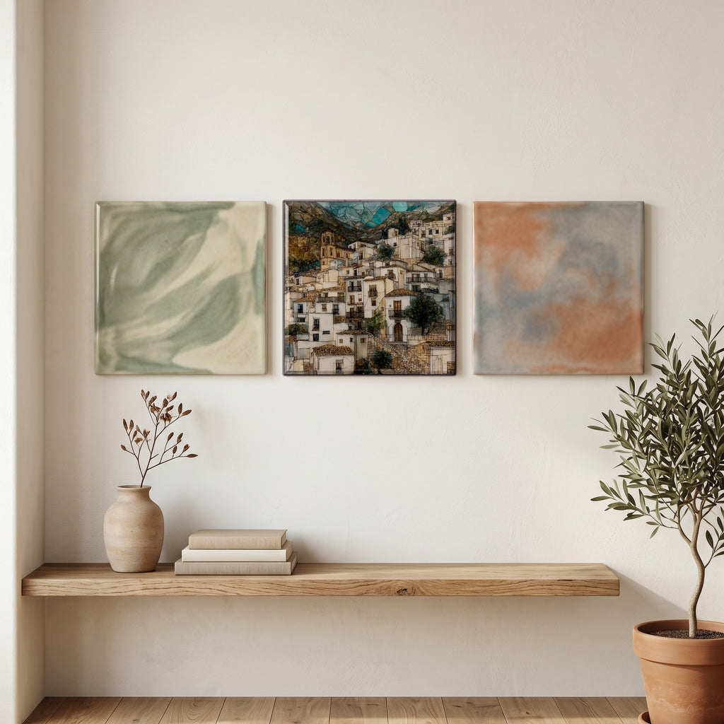 Frigiliana whitewashed Moorish quarter — grouping