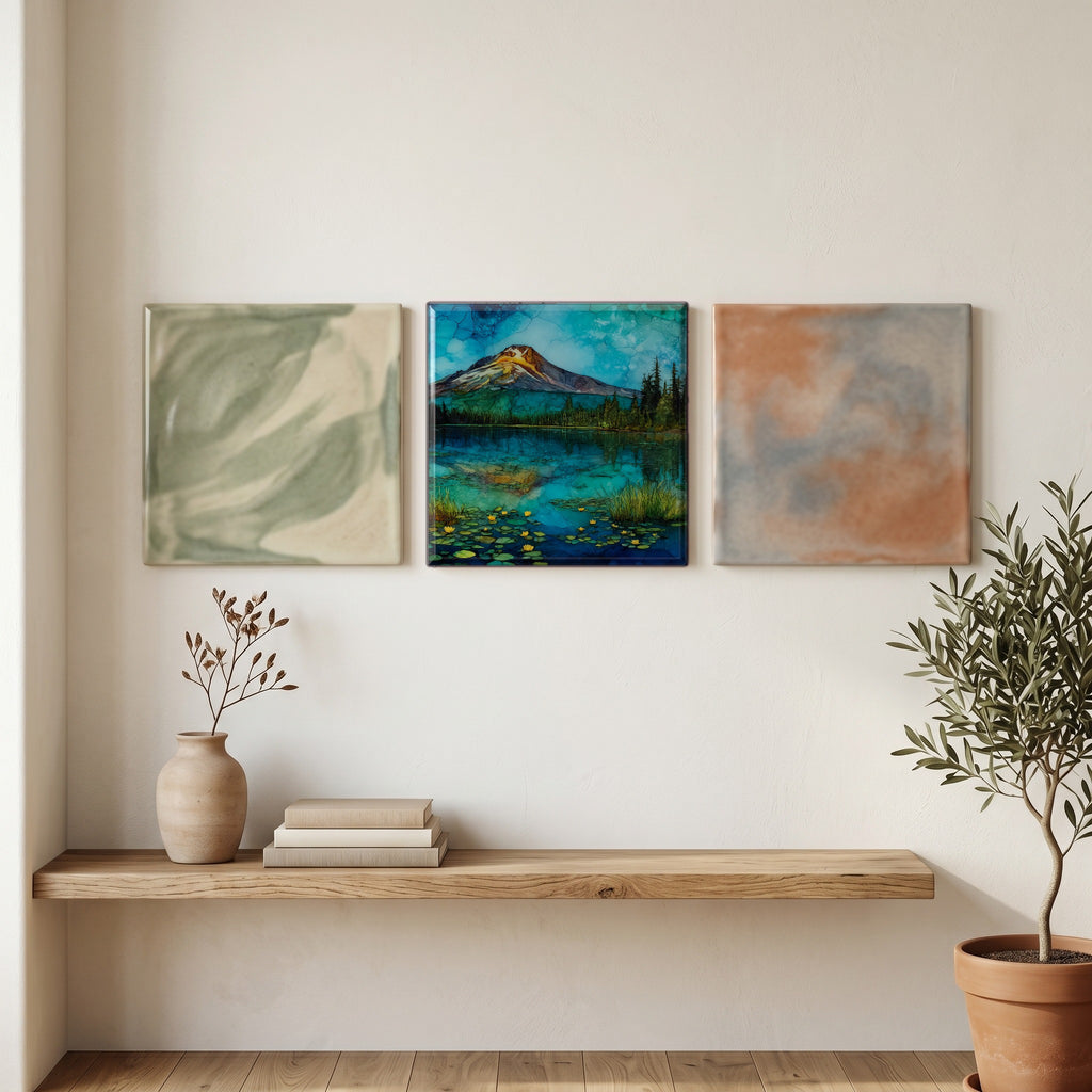 Mount Bachelor reflected — grouping