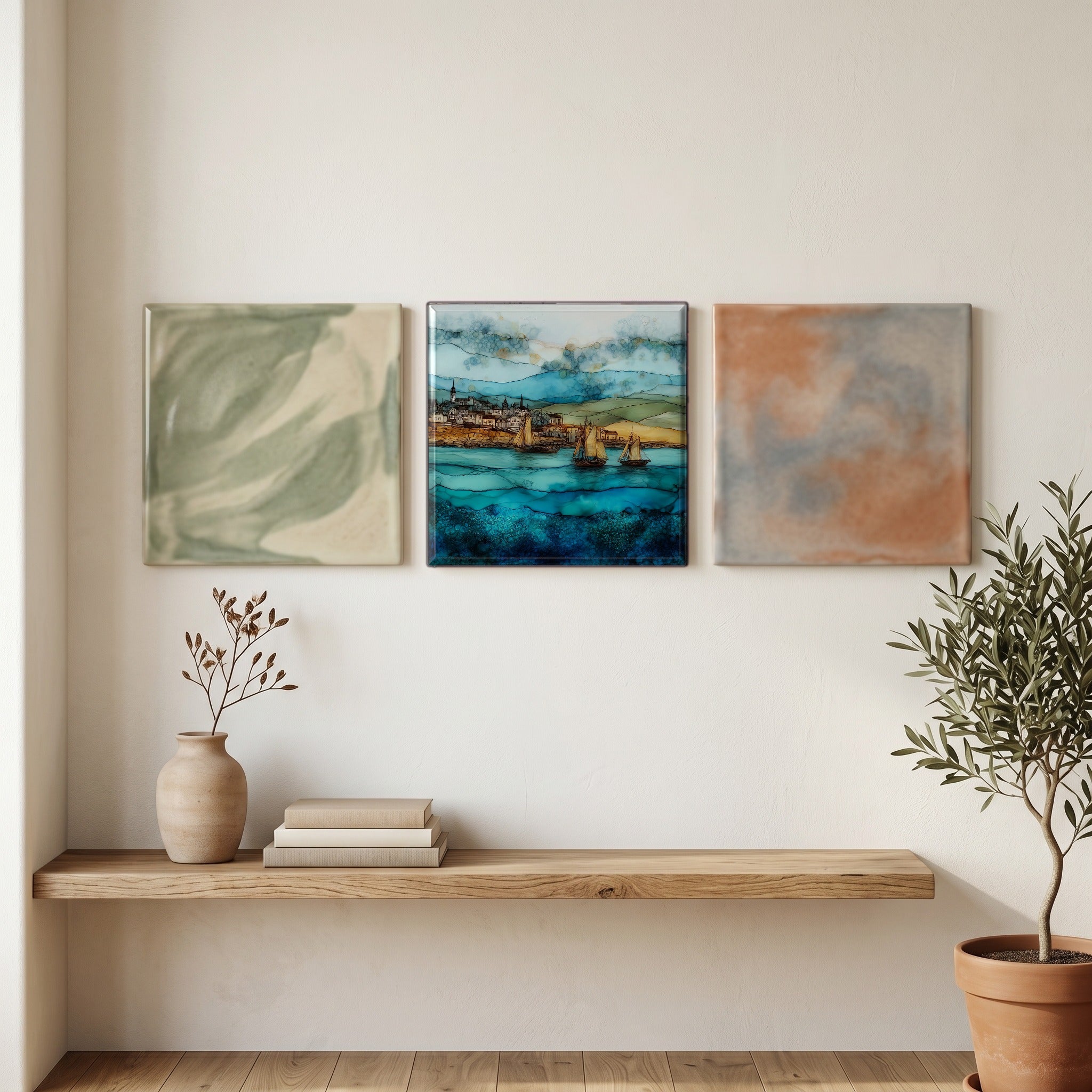 the Charlevoix harbor between — grouping