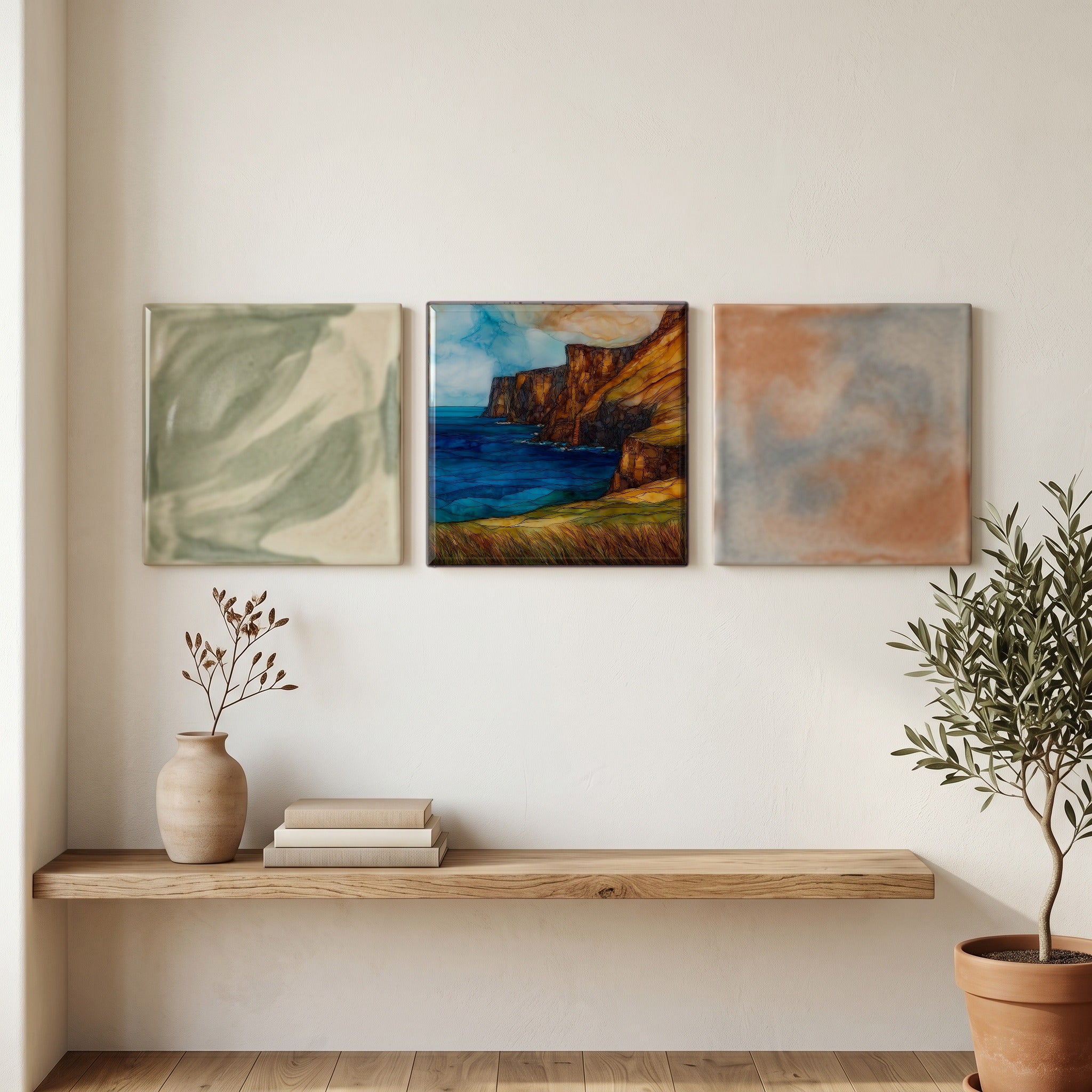 South Point Ka Lae Big Island Ceramic Art Tile — grouping