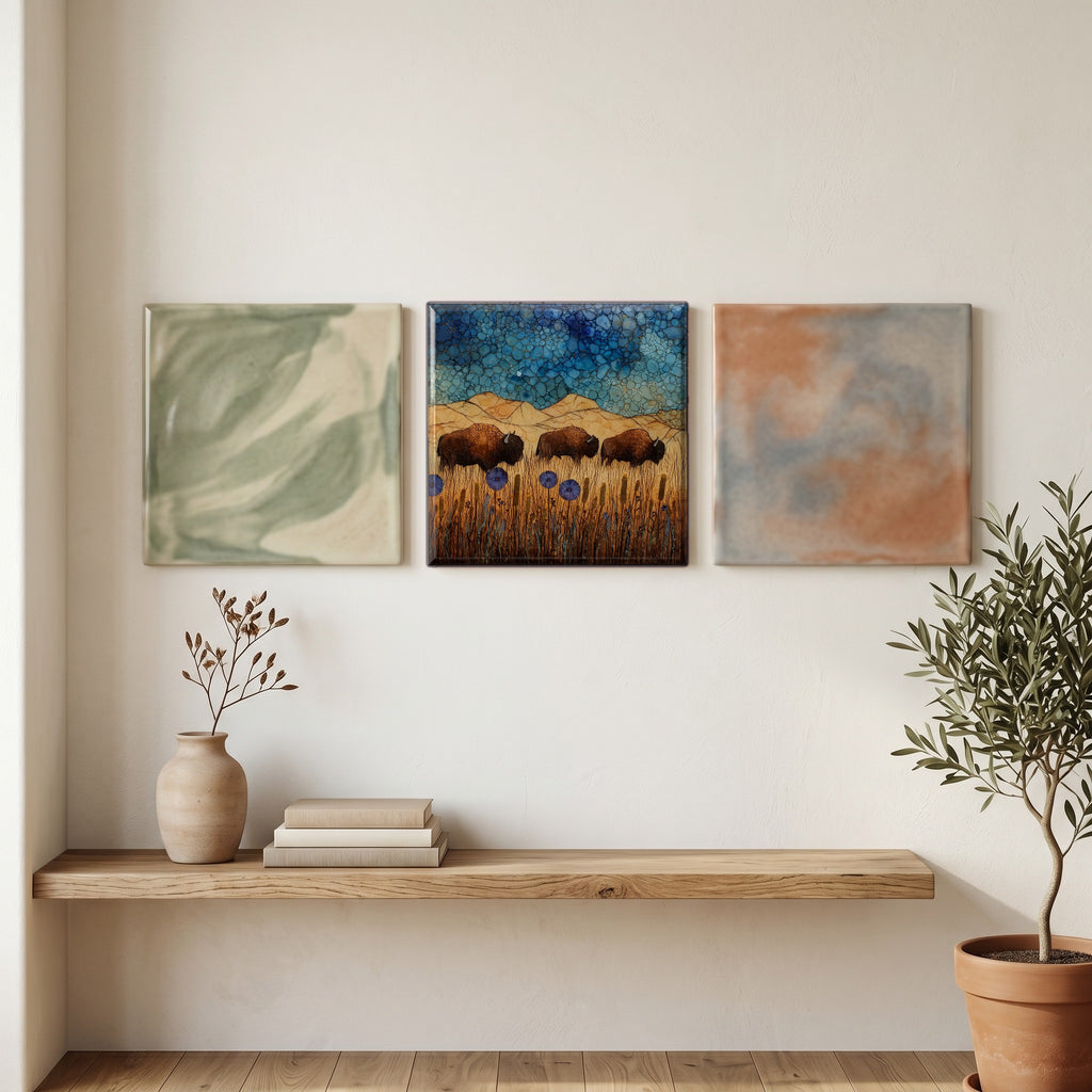 Blue Mounds State Park bison herd — grouping