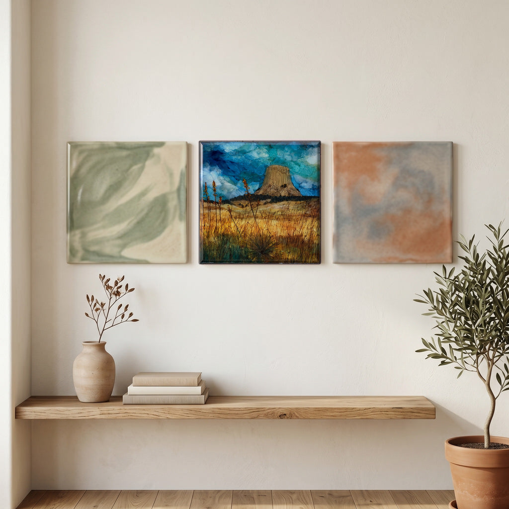 Devils Tower viewed — grouping
