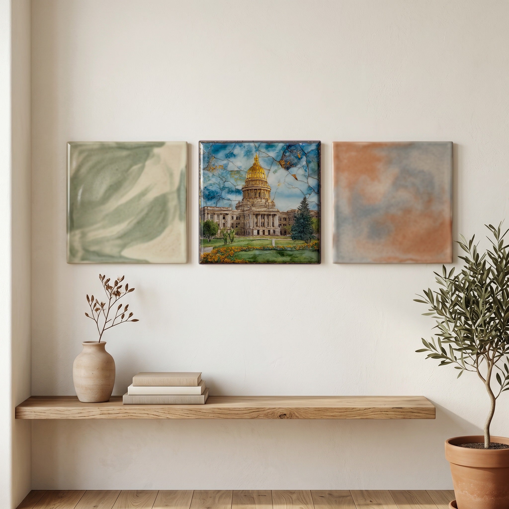 the Wyoming State Capitol — grouping