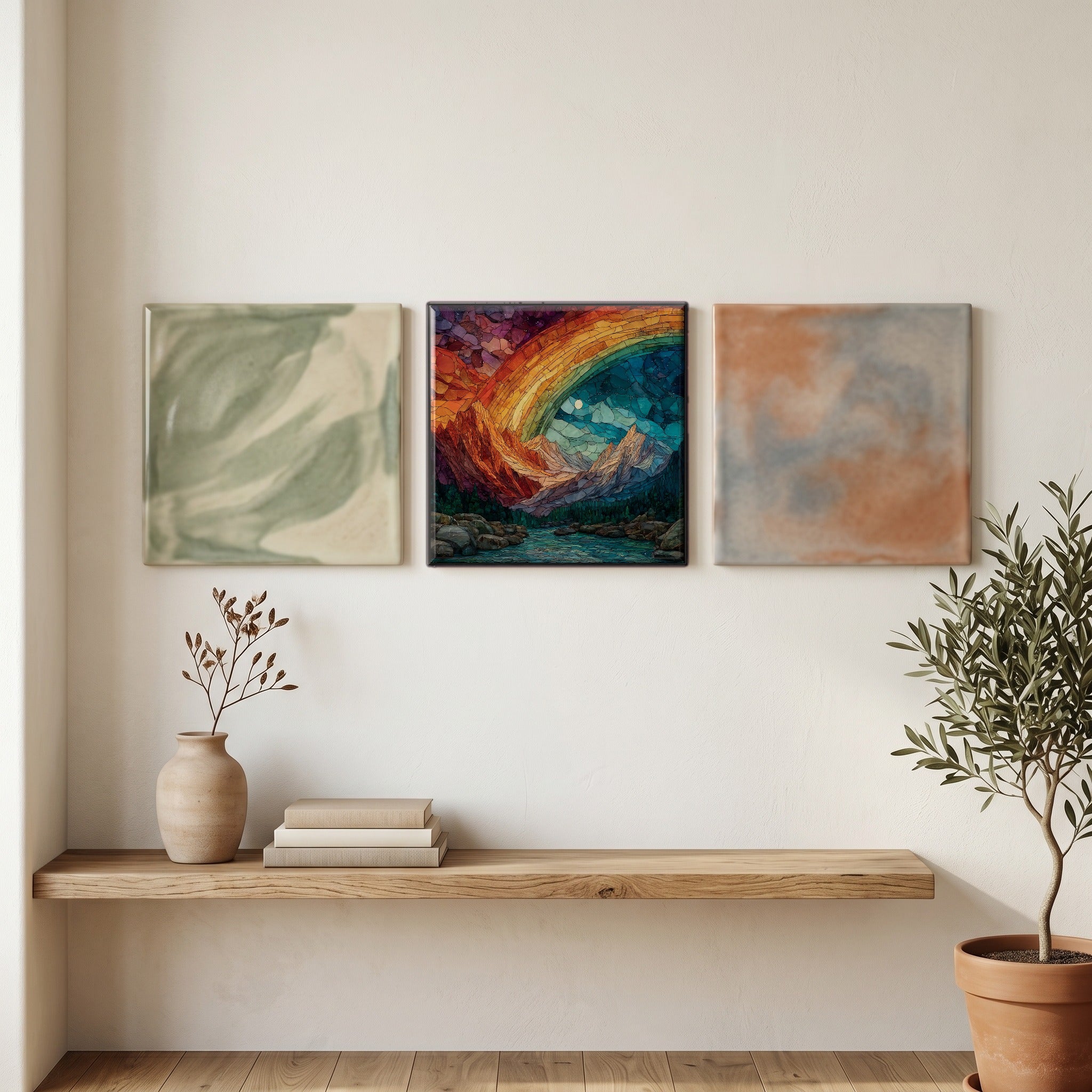a Zion rainbow after — grouping