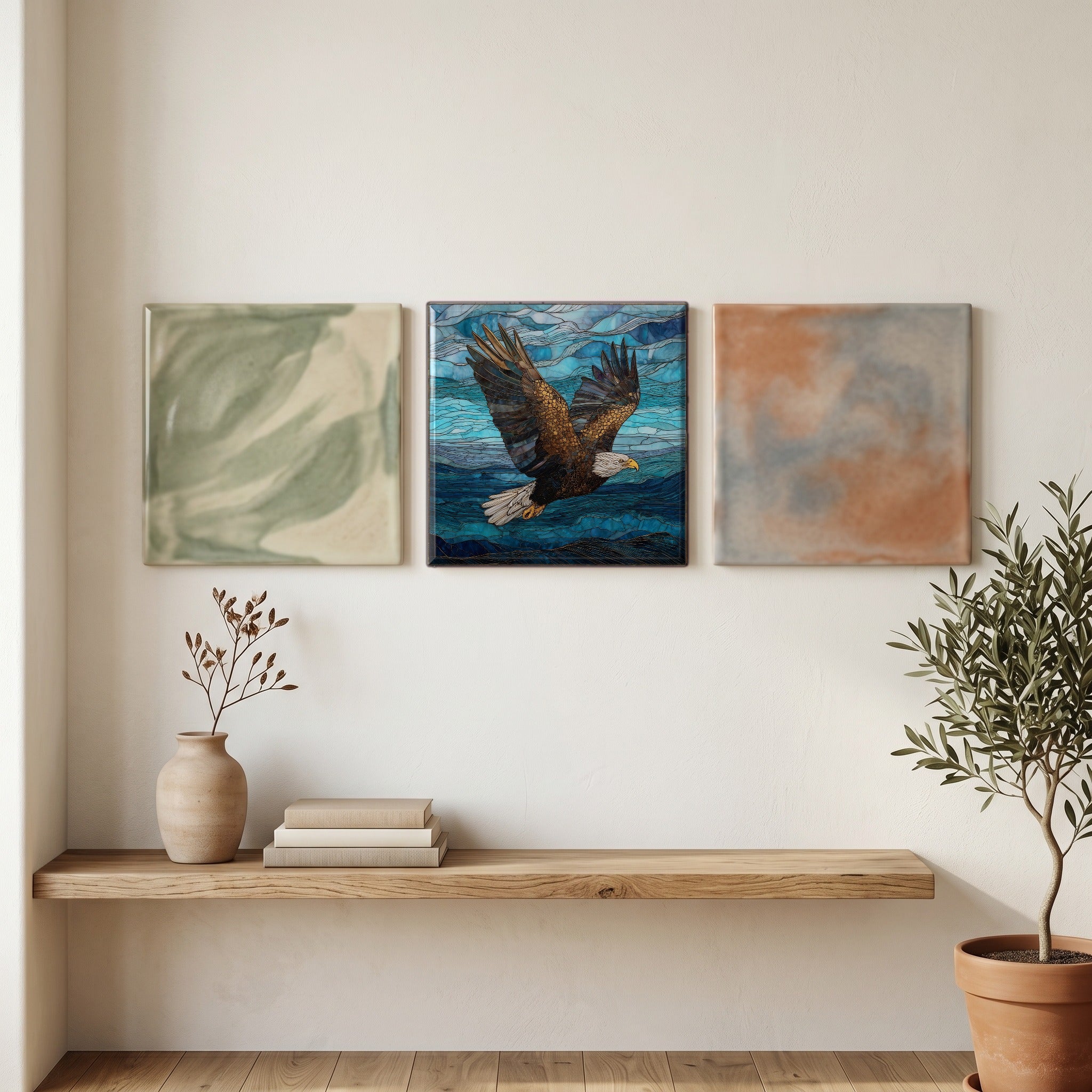 a bald eagle soaring — grouping
