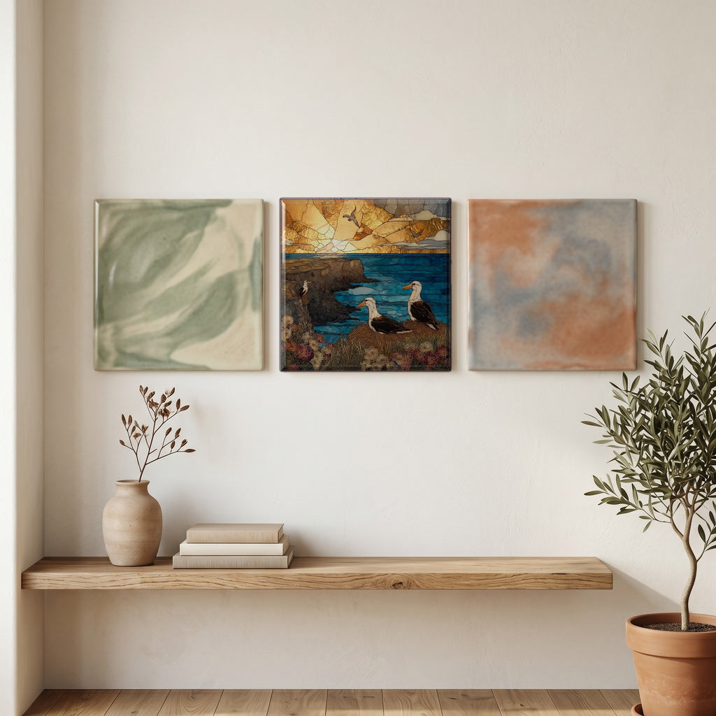 Kaena Point Oahu Ceramic Art Tile — grouping