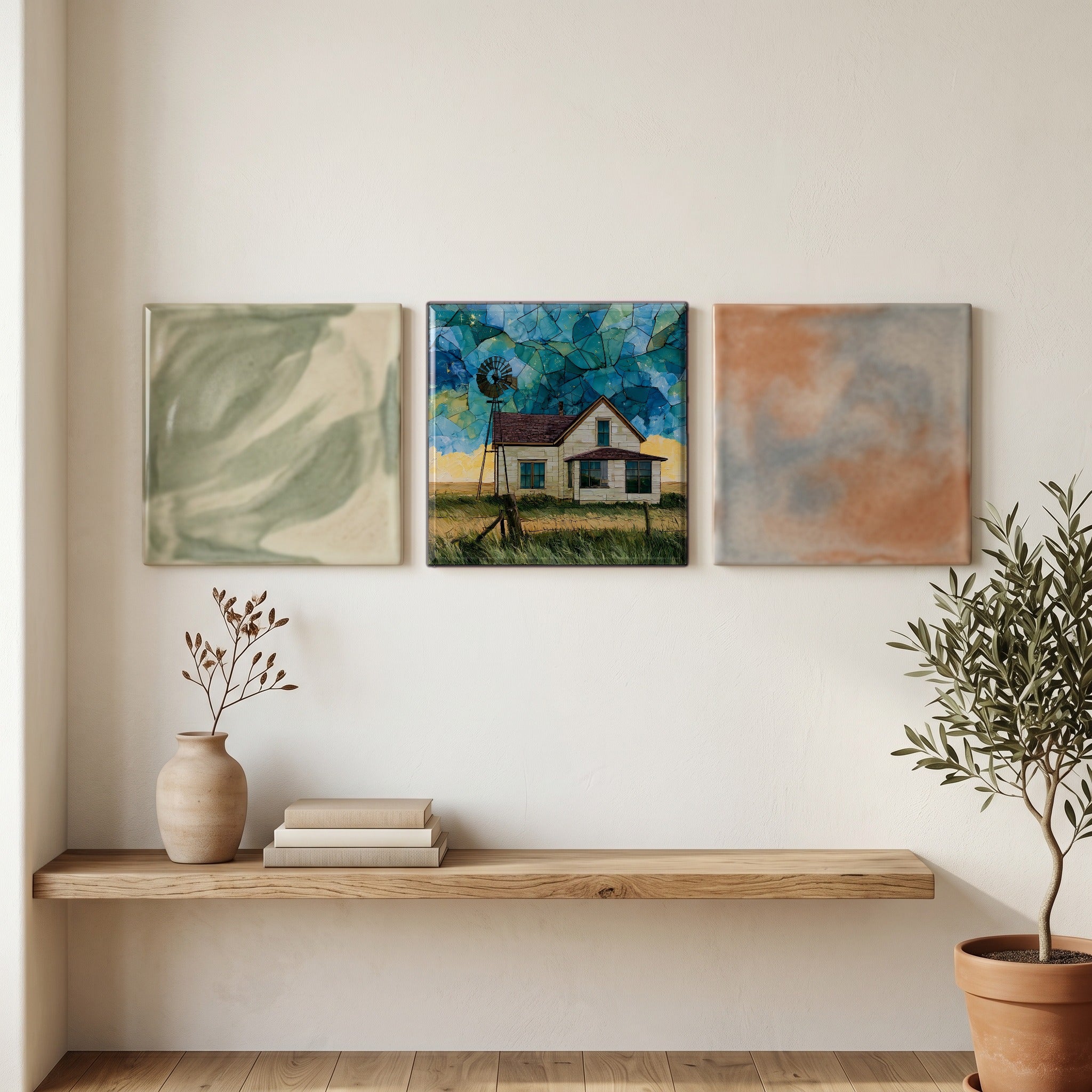 a North Dakota homestead — grouping