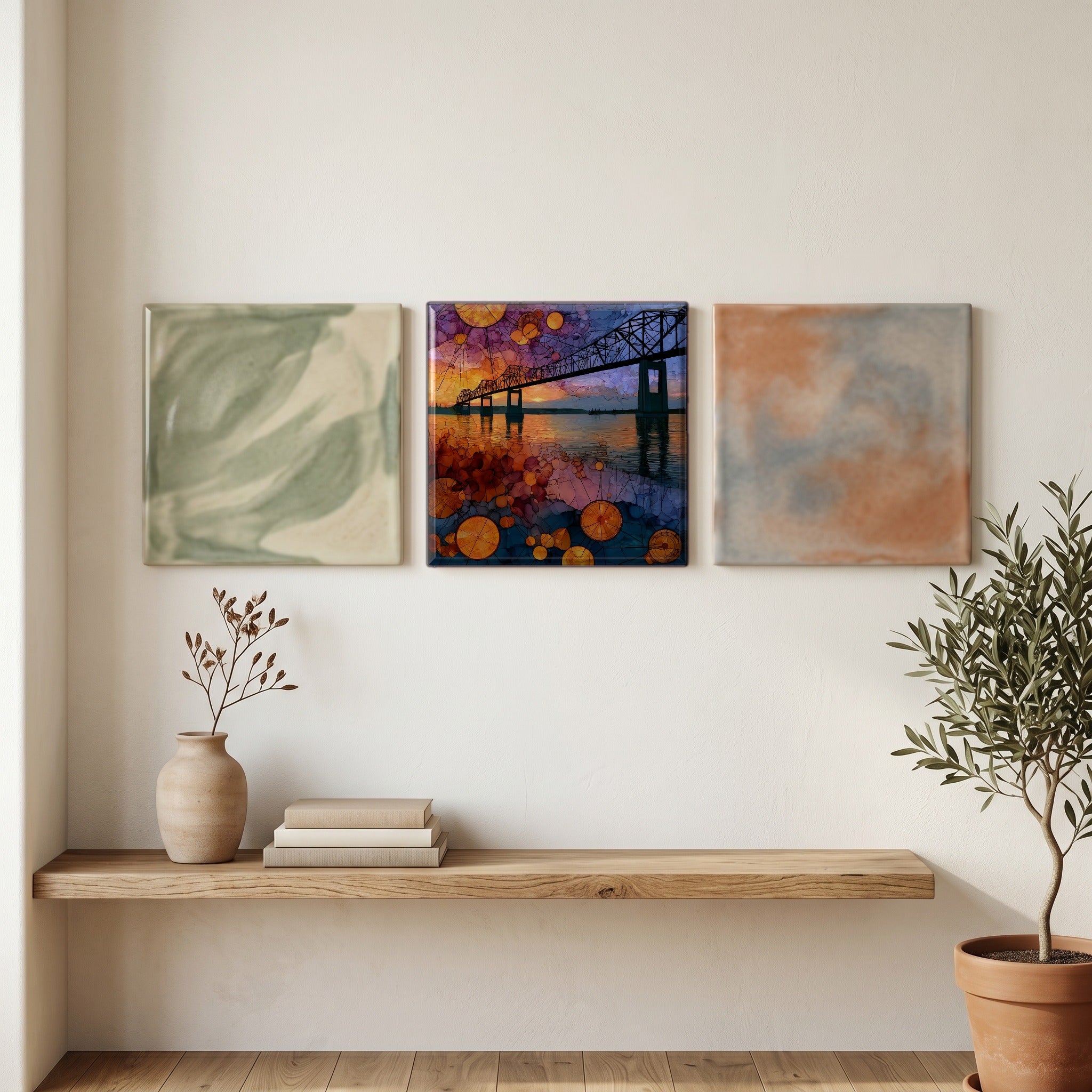 the Four Bears Bridge — grouping