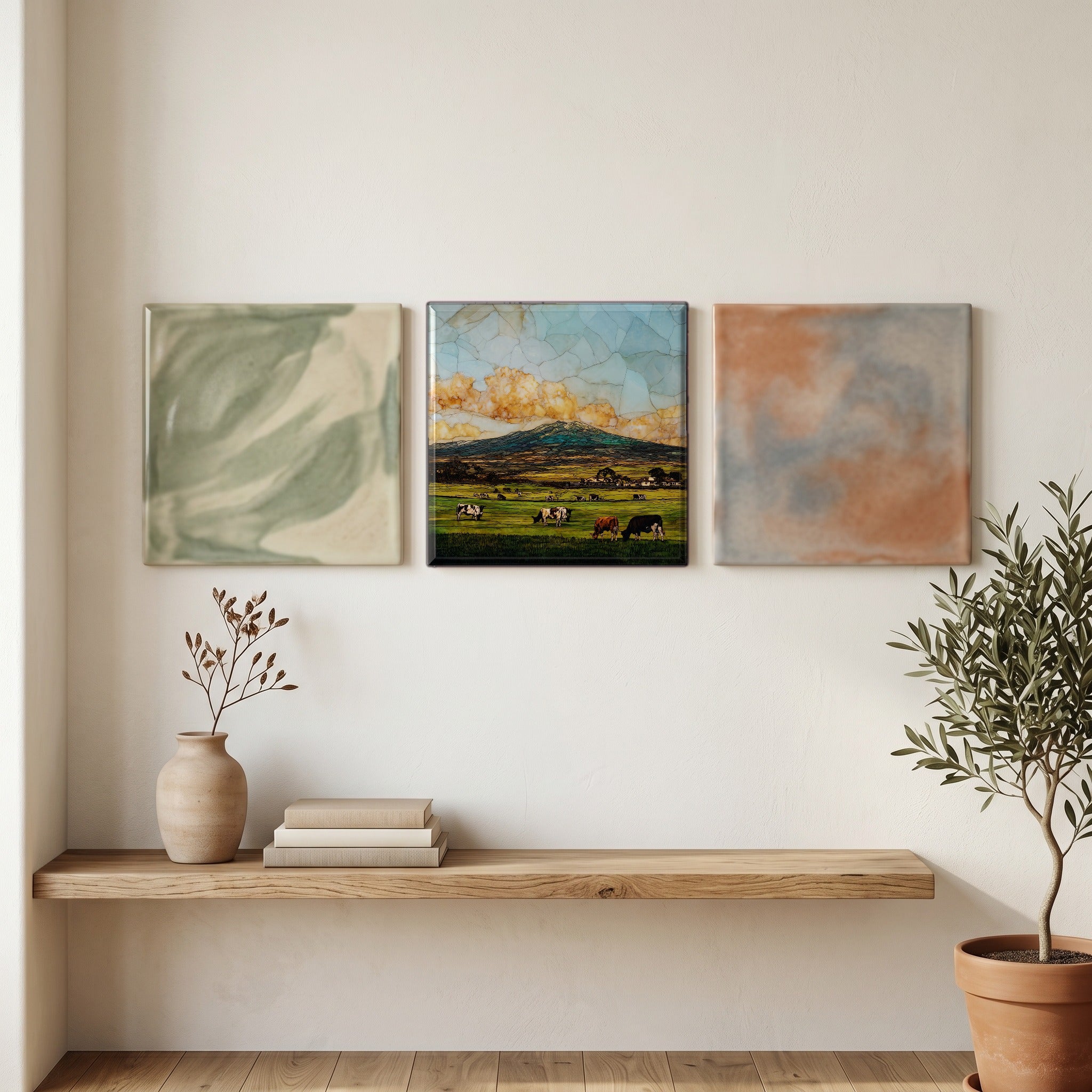 Parker Ranch Big Island Ceramic Art Tile — grouping