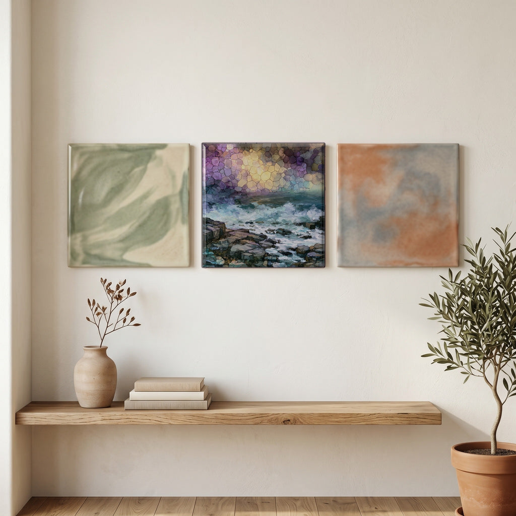the wild rocky shoreline — grouping